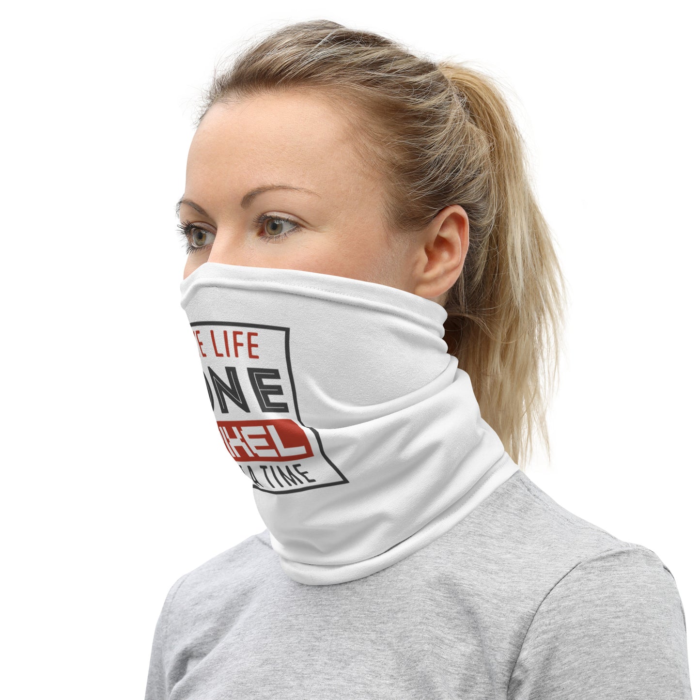 Women's Live Life One Pixel At A Time Neck Gaiter - Pixellly