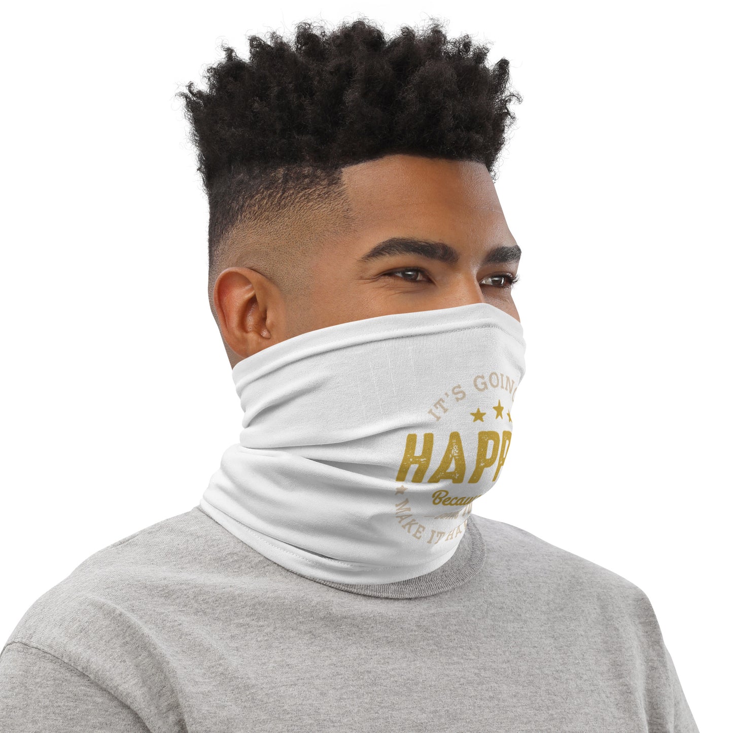 Mens It' Going To Happen Neck Gaiter - Pixellly