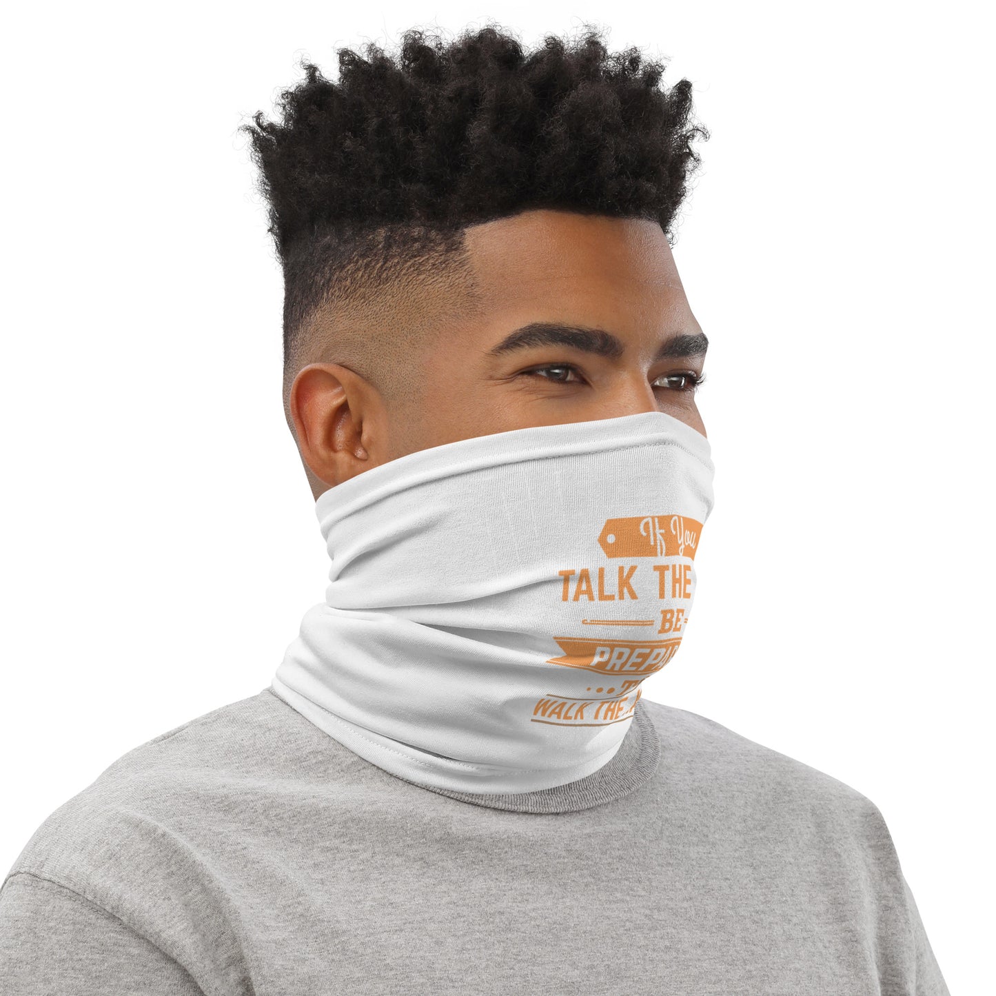 Mens If You Talk The Talk Neck Gaiter - Pixellly