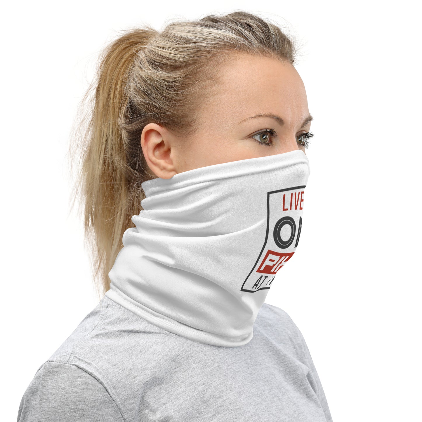 Women's Live Life One Pixel At A Time Neck Gaiter - Pixellly