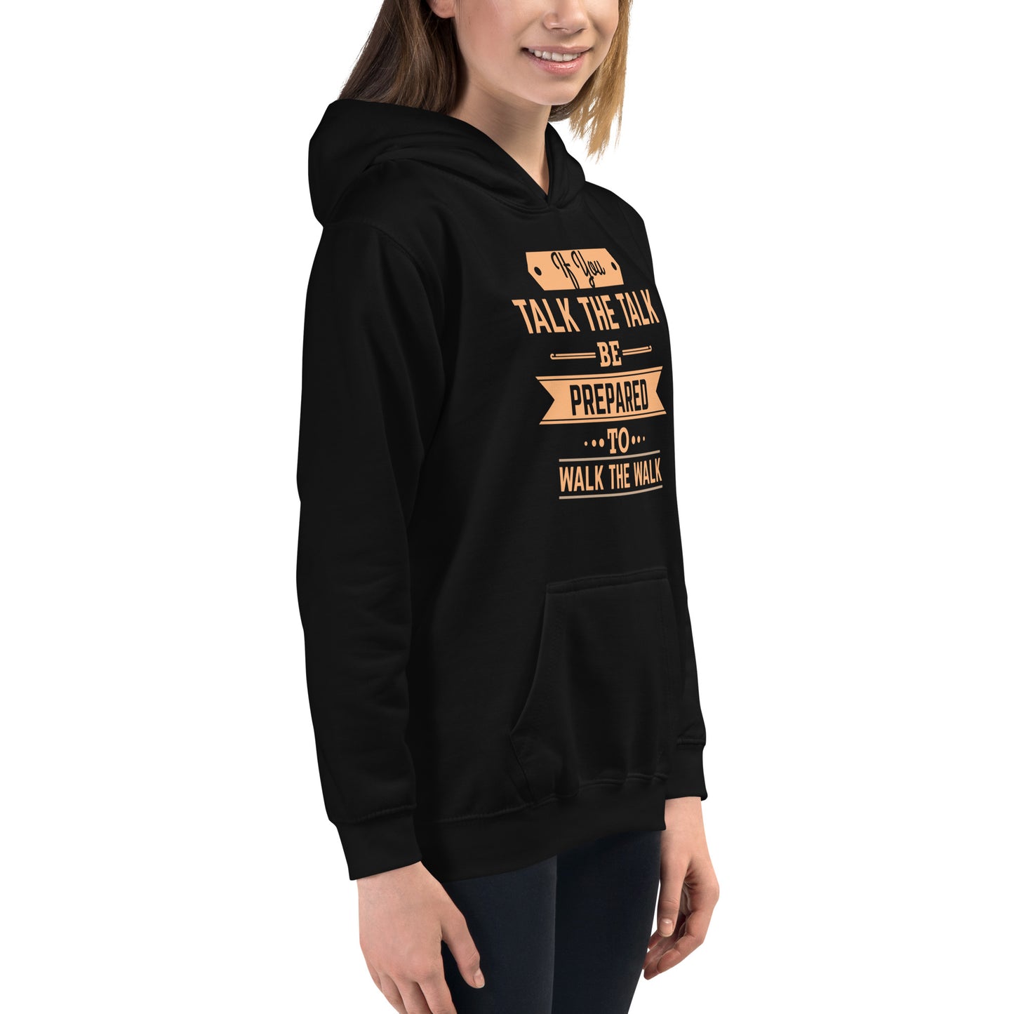 Girls If You Talk The Talk Hoodie - Pixellly