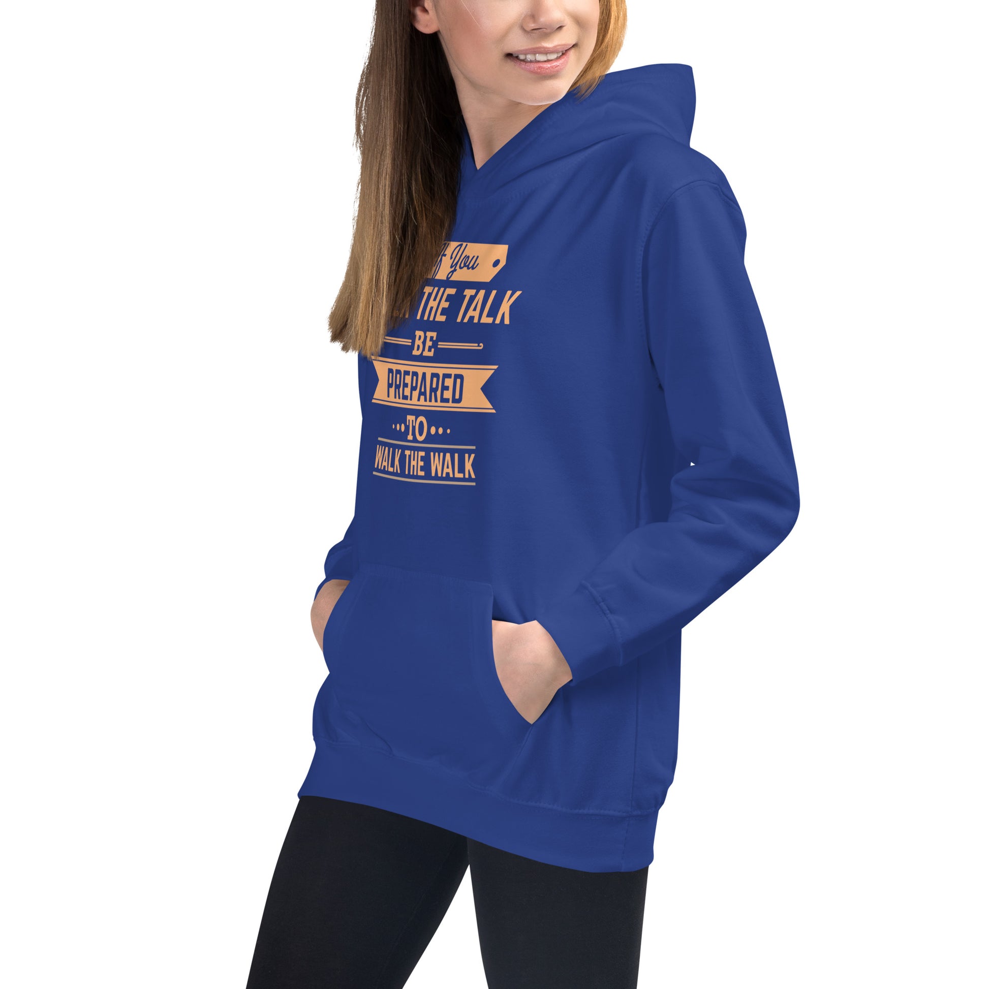 Girls If You Talk The Talk Hoodie - Pixellly