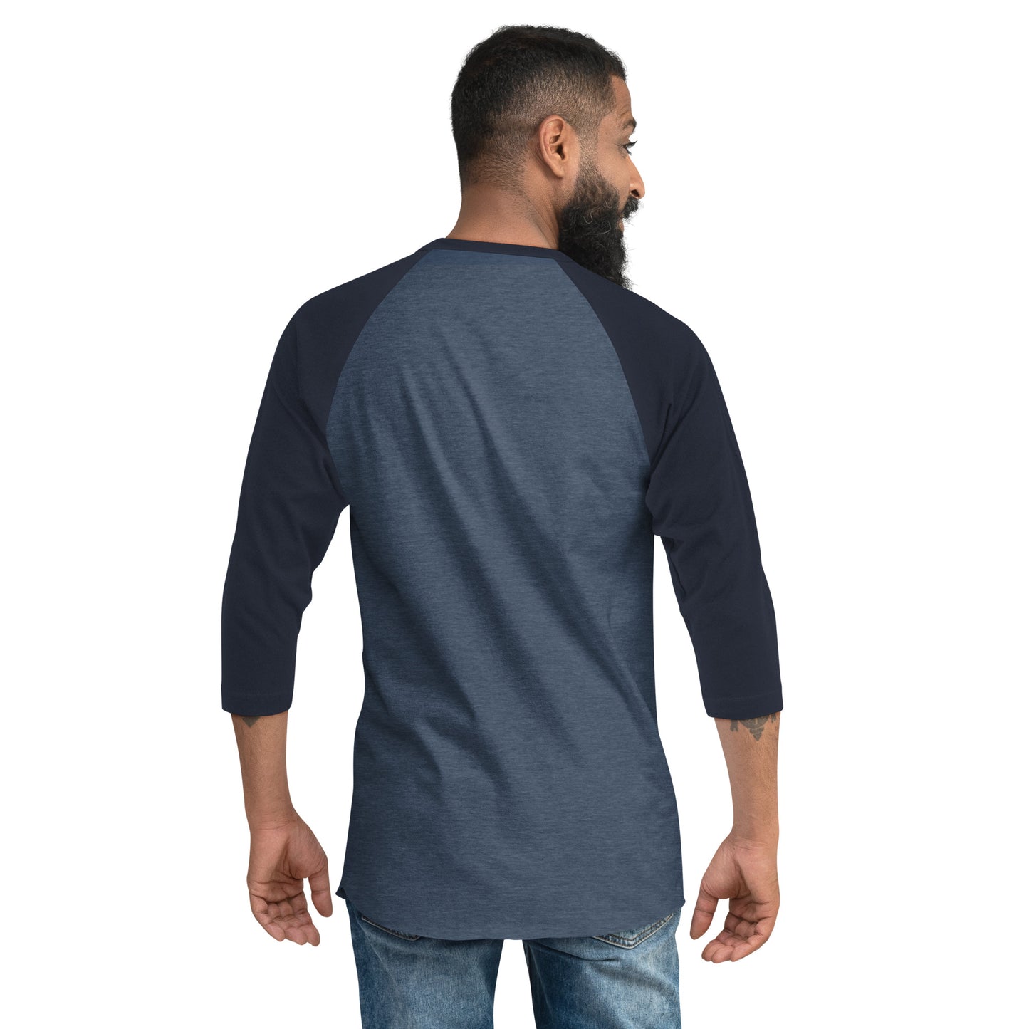 Mens Actions Speak Louder Than Words  3/4 sleeve raglan shirt - Pixellly