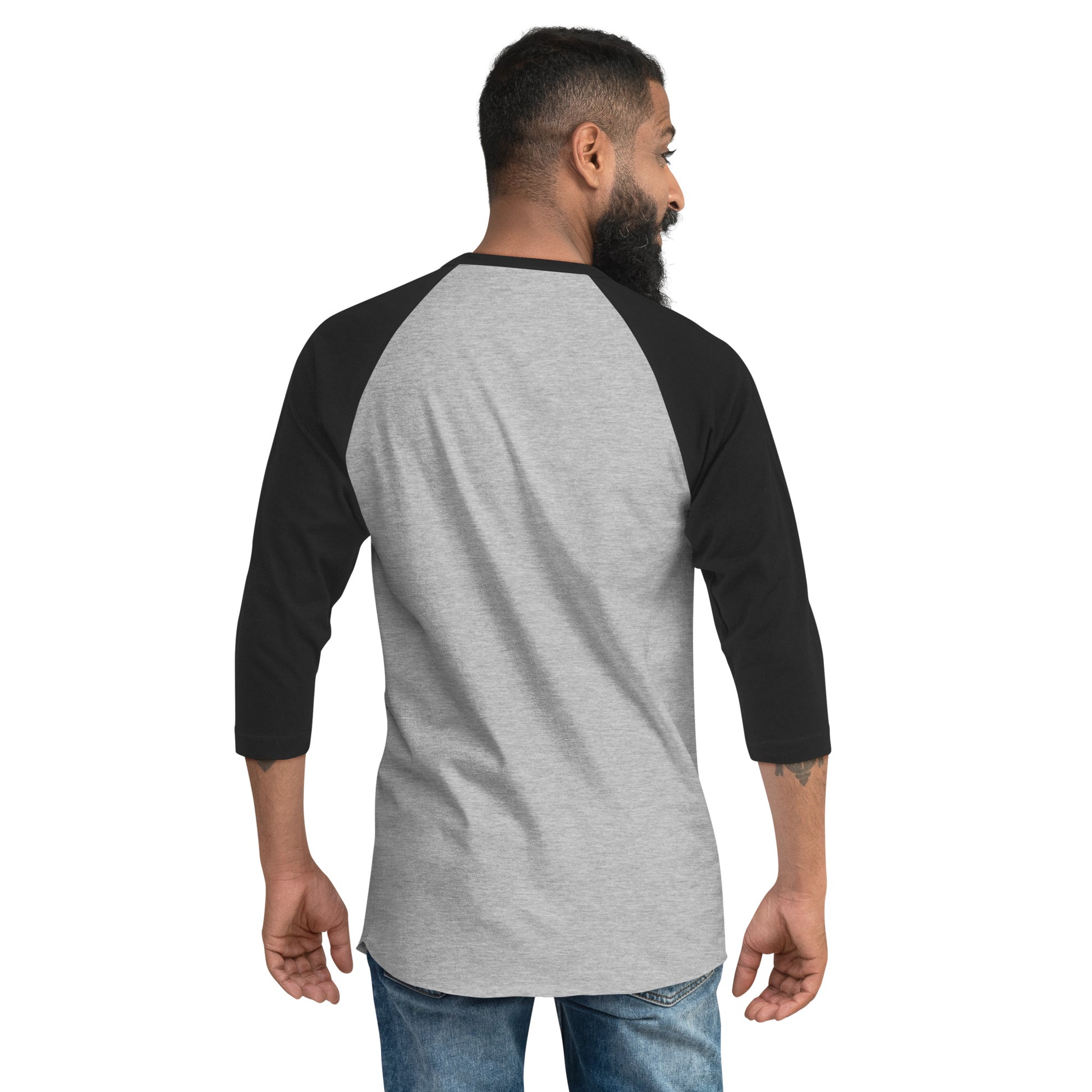 Mens Actions Speak Louder Than Words  3/4 sleeve raglan shirt - Pixellly