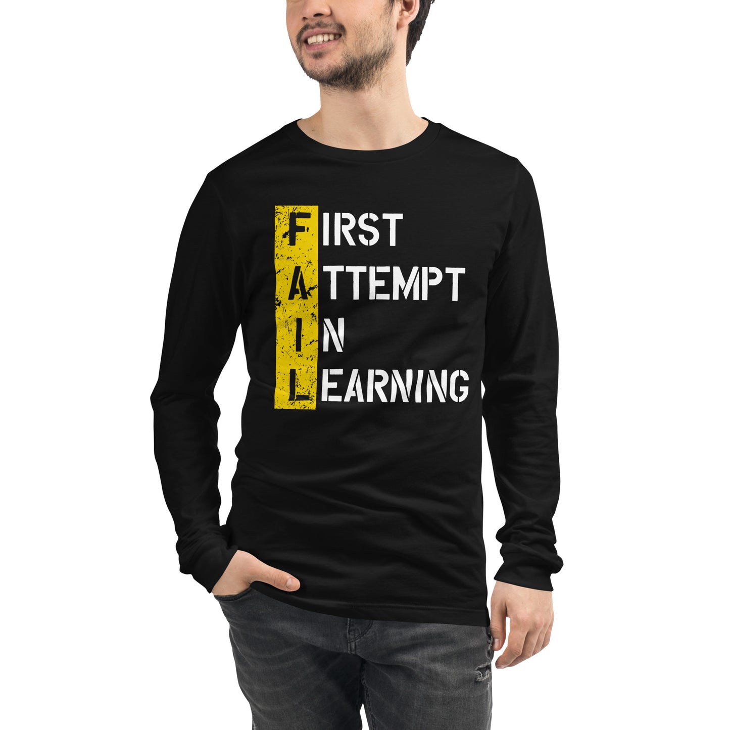 Men’s FAIL Long Sleeve Tee - Pixellly