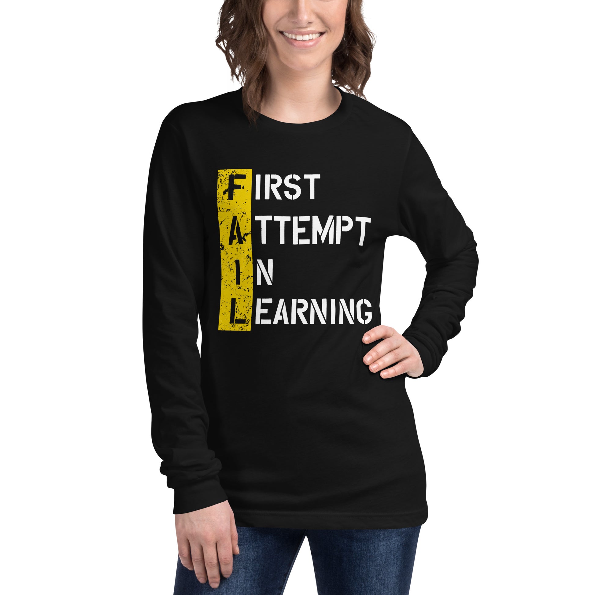 Women’s FAIL Long Sleeve Tee - Pixellly