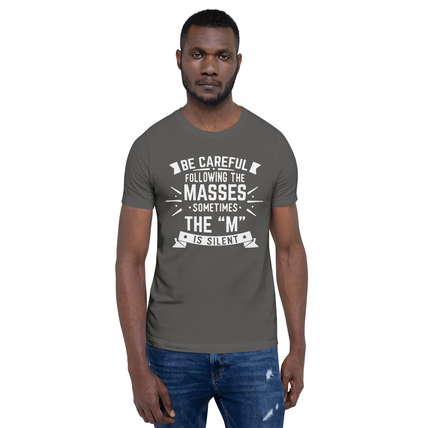 Mens Be Care Of The Masses T-shirt - Pixellly