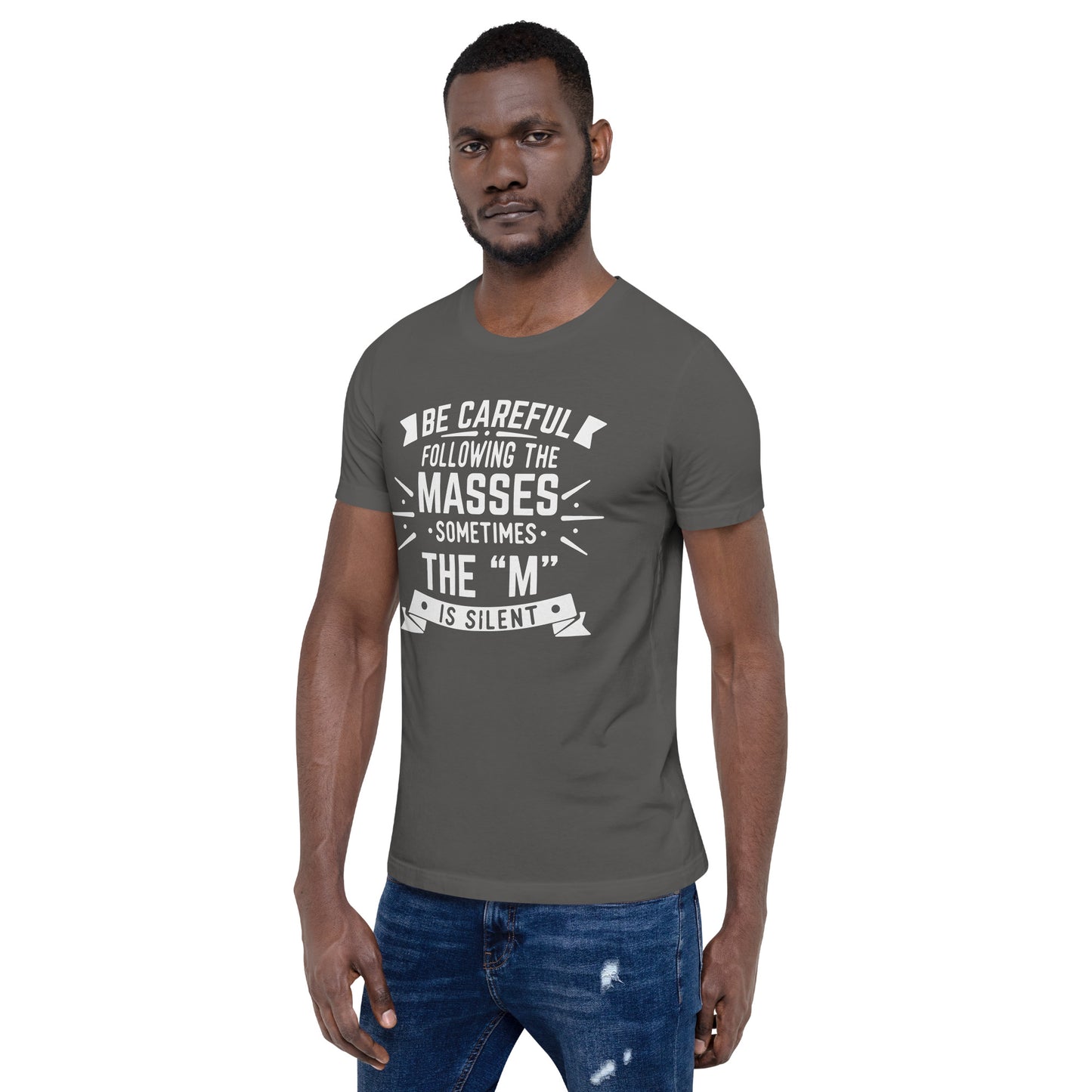 Mens Be Care Of The Masses T-shirt - Pixellly