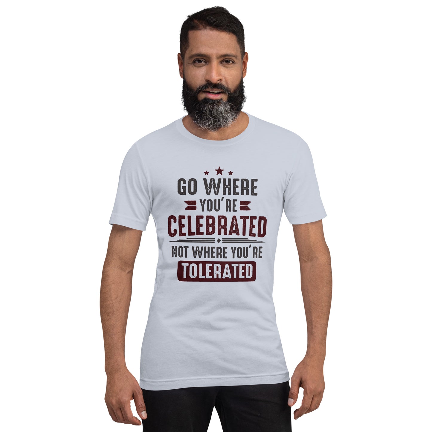 Mens Go Where You Celebrated T-shirt - Pixellly