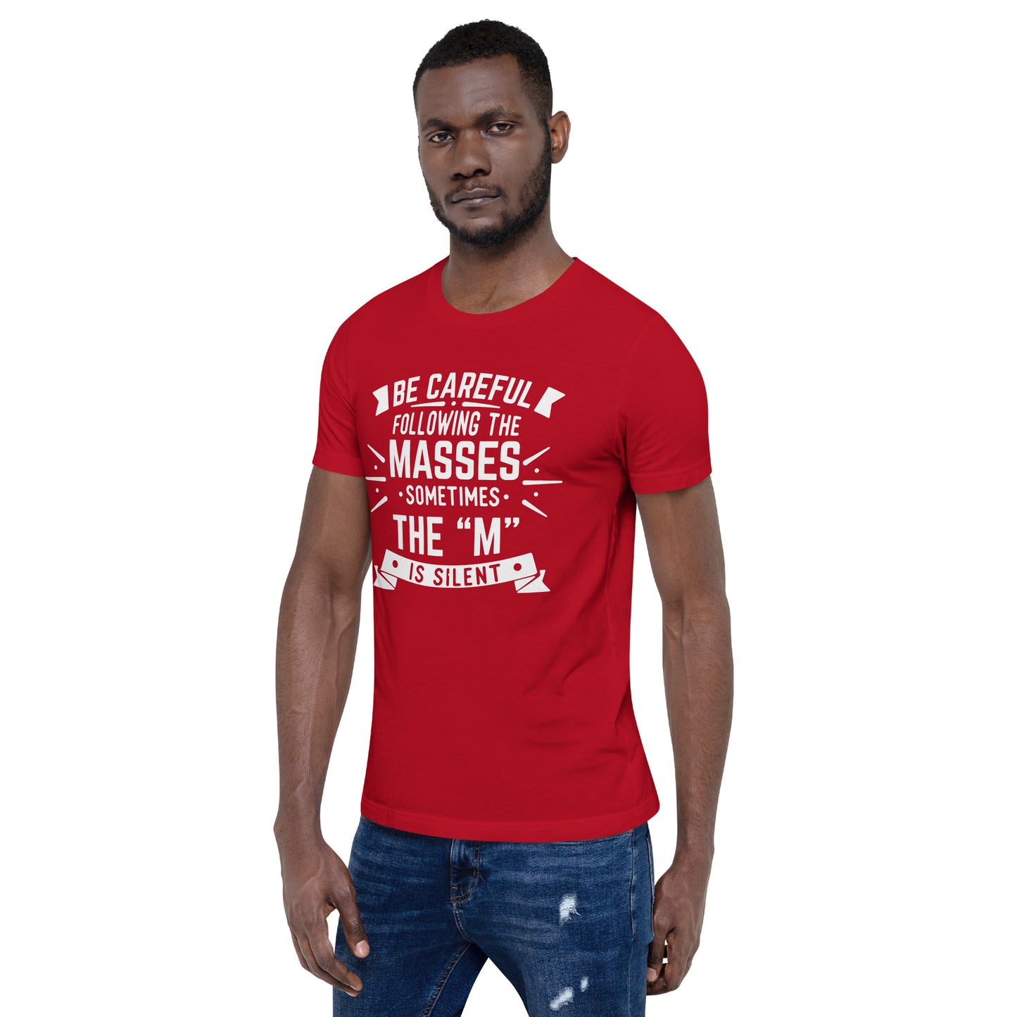 Mens Be Care Of The Masses T-shirt - Pixellly