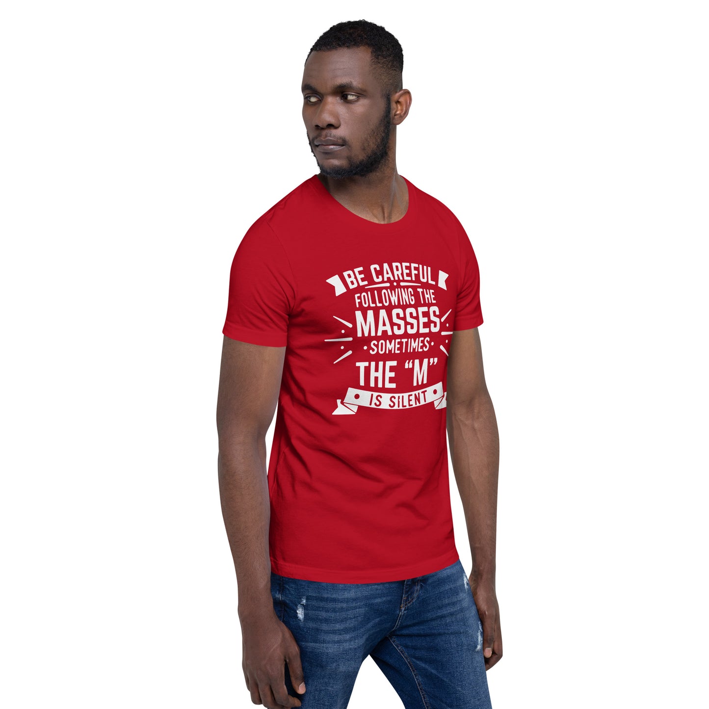 Mens Be Care Of The Masses T-shirt - Pixellly