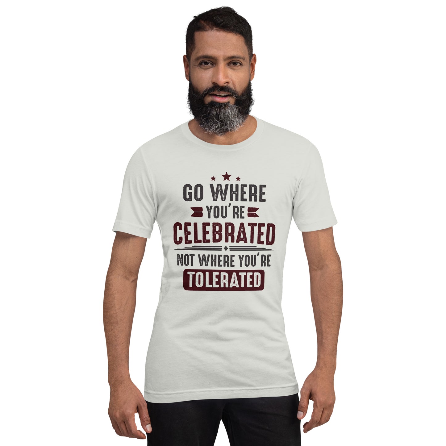 Mens Go Where You Celebrated T-shirt - Pixellly