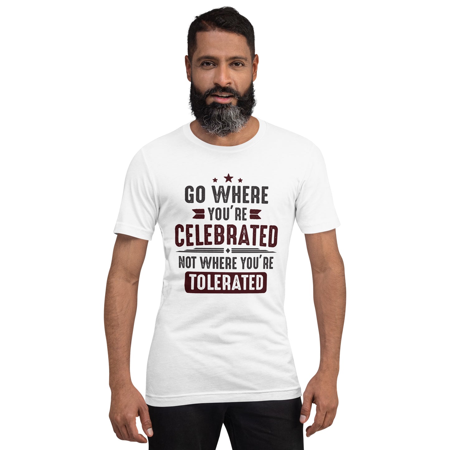 Mens Go Where You Celebrated T-shirt - Pixellly