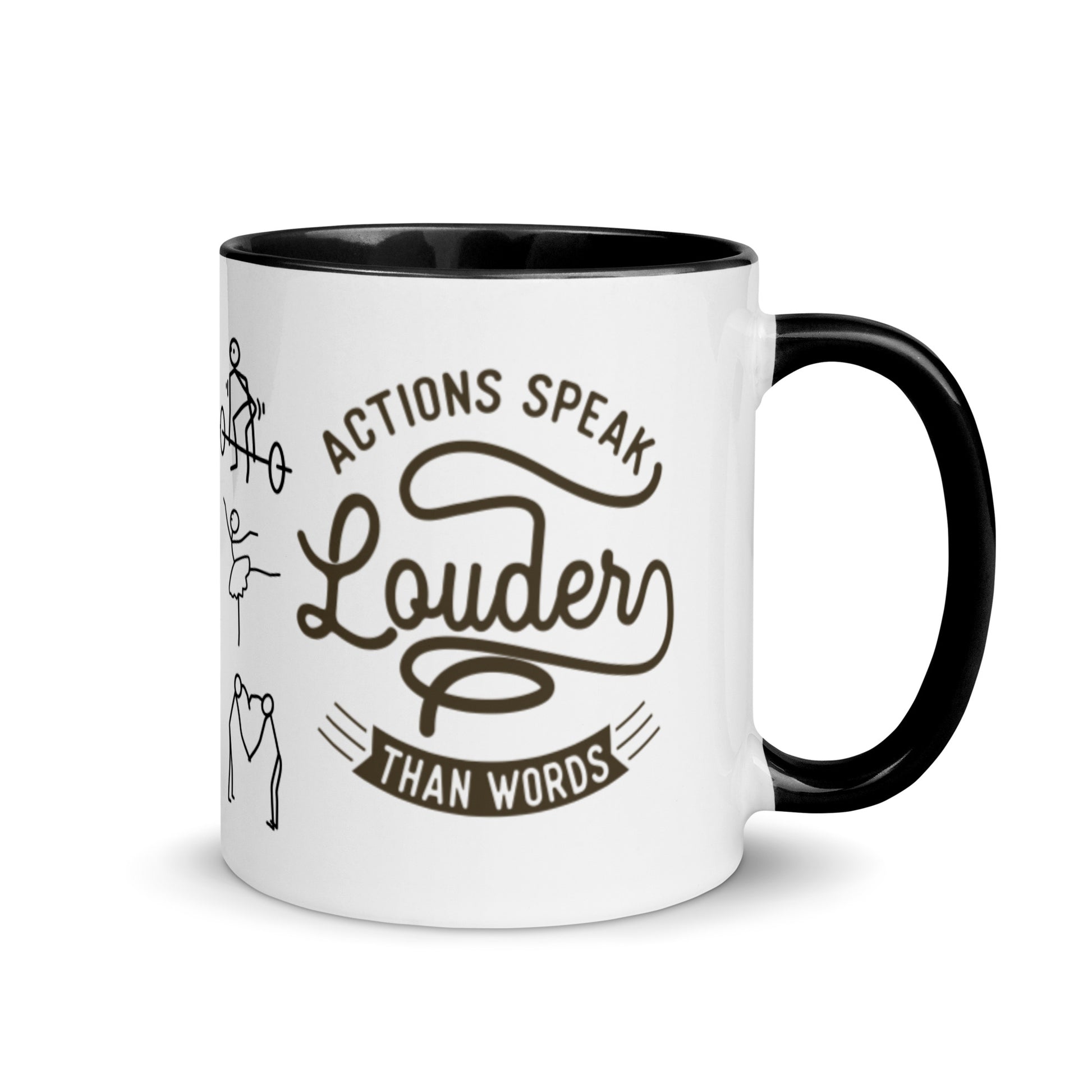 Mug Actions Speak Louder Than Words - Pixellly