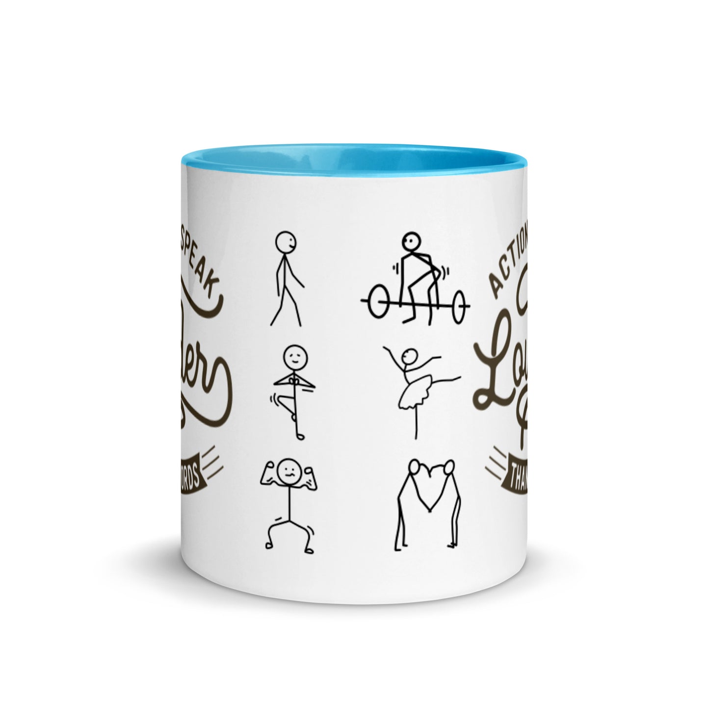 Mug Actions Speak Louder Than Words - Pixellly