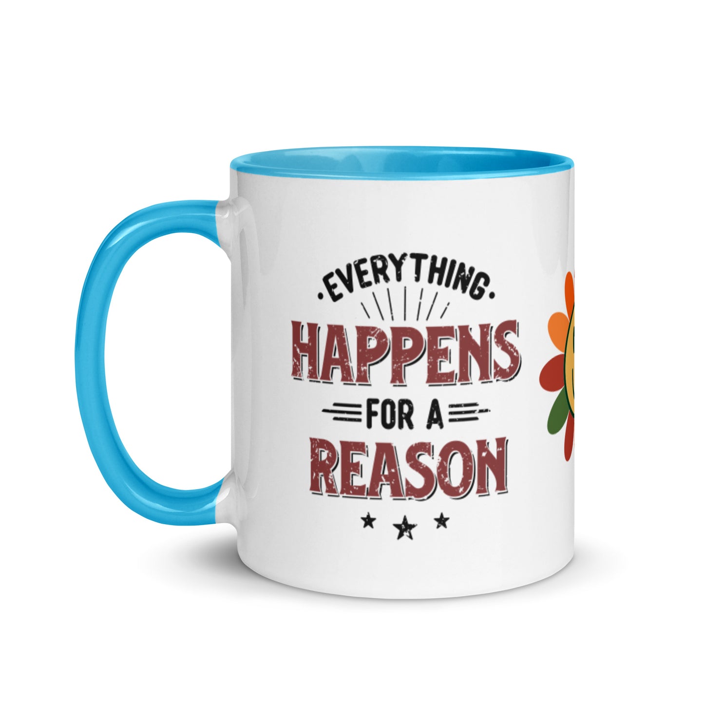 Mug Everything Happens For A Reason - Pixellly
