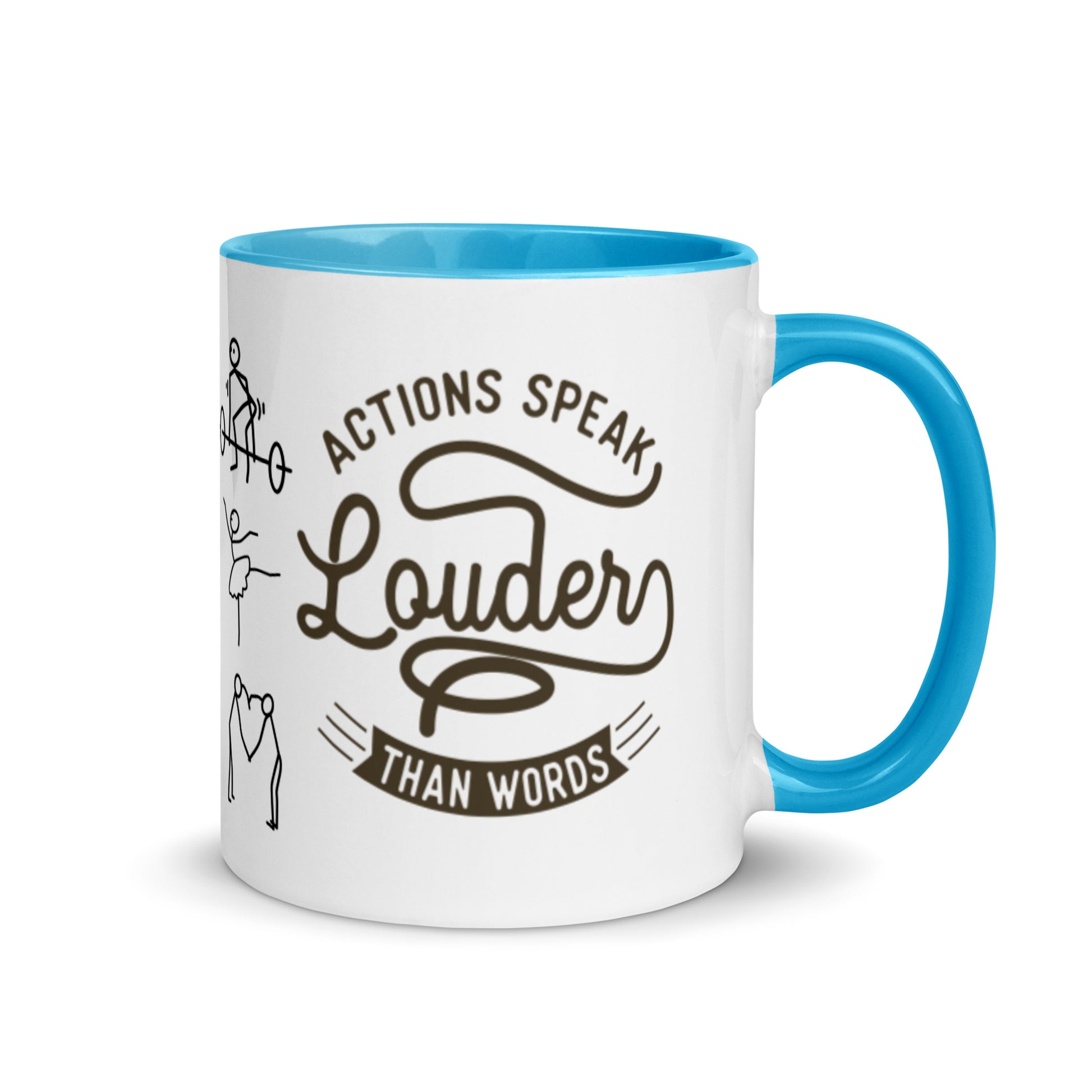 Mug Actions Speak Louder Than Words - Pixellly