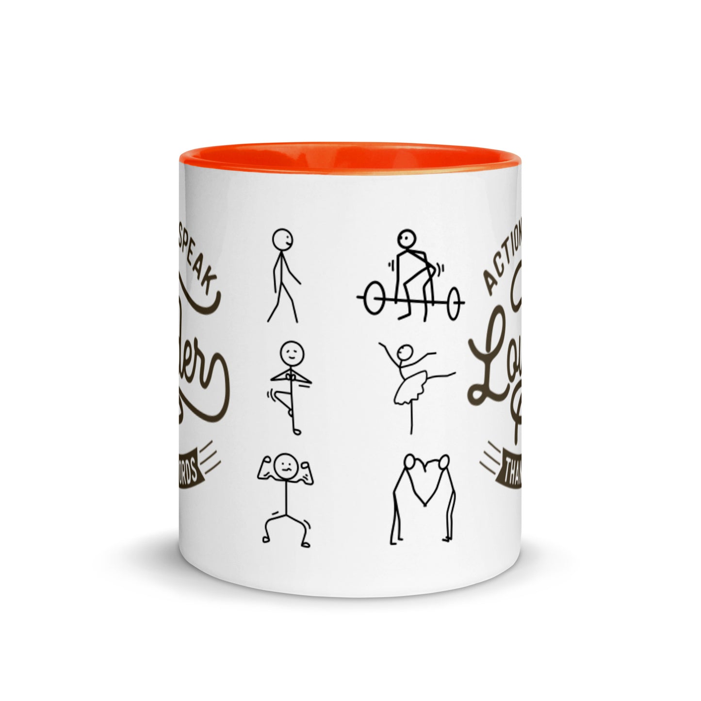 Mug Actions Speak Louder Than Words - Pixellly