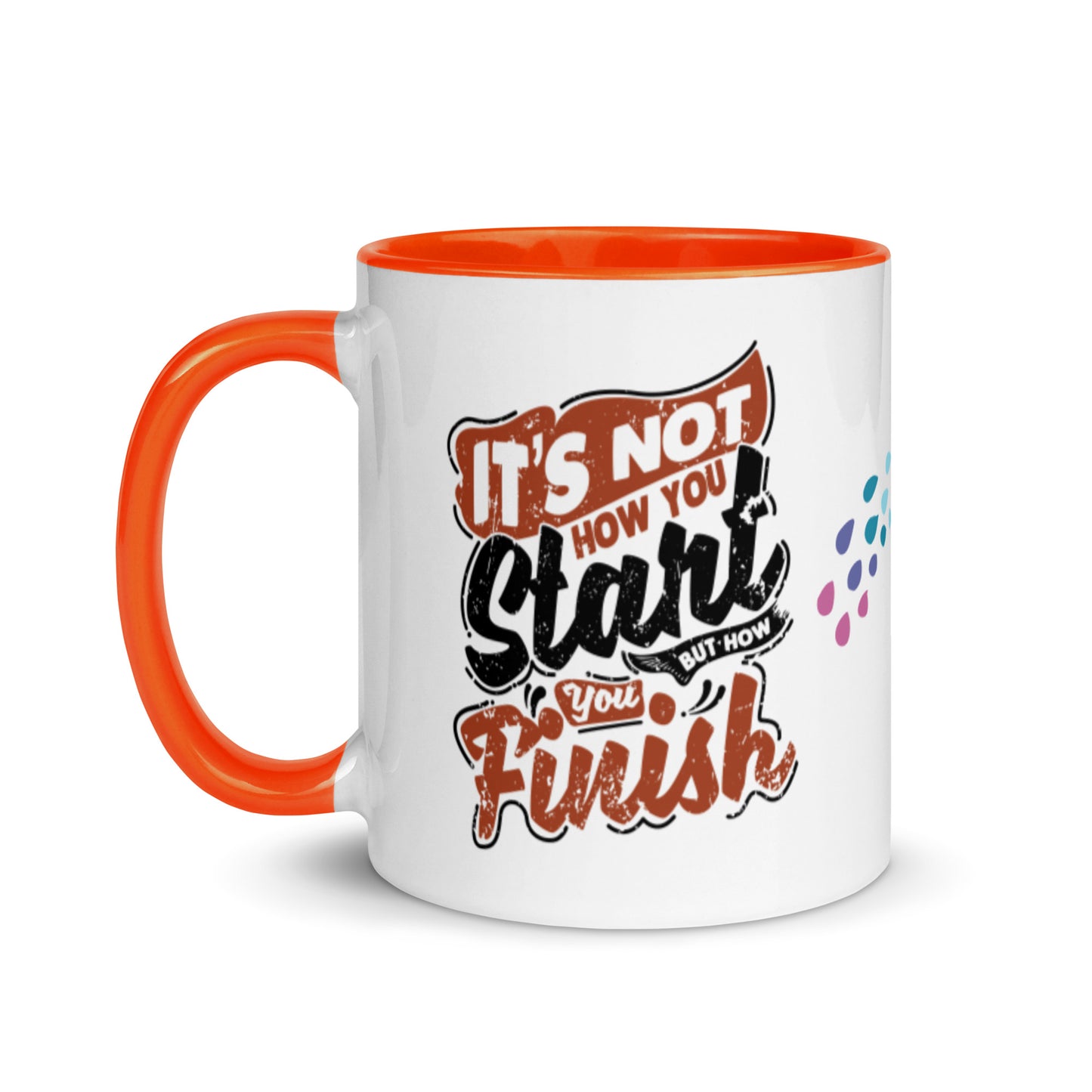 Mug Its Not How You Start But How You Finish - Pixellly