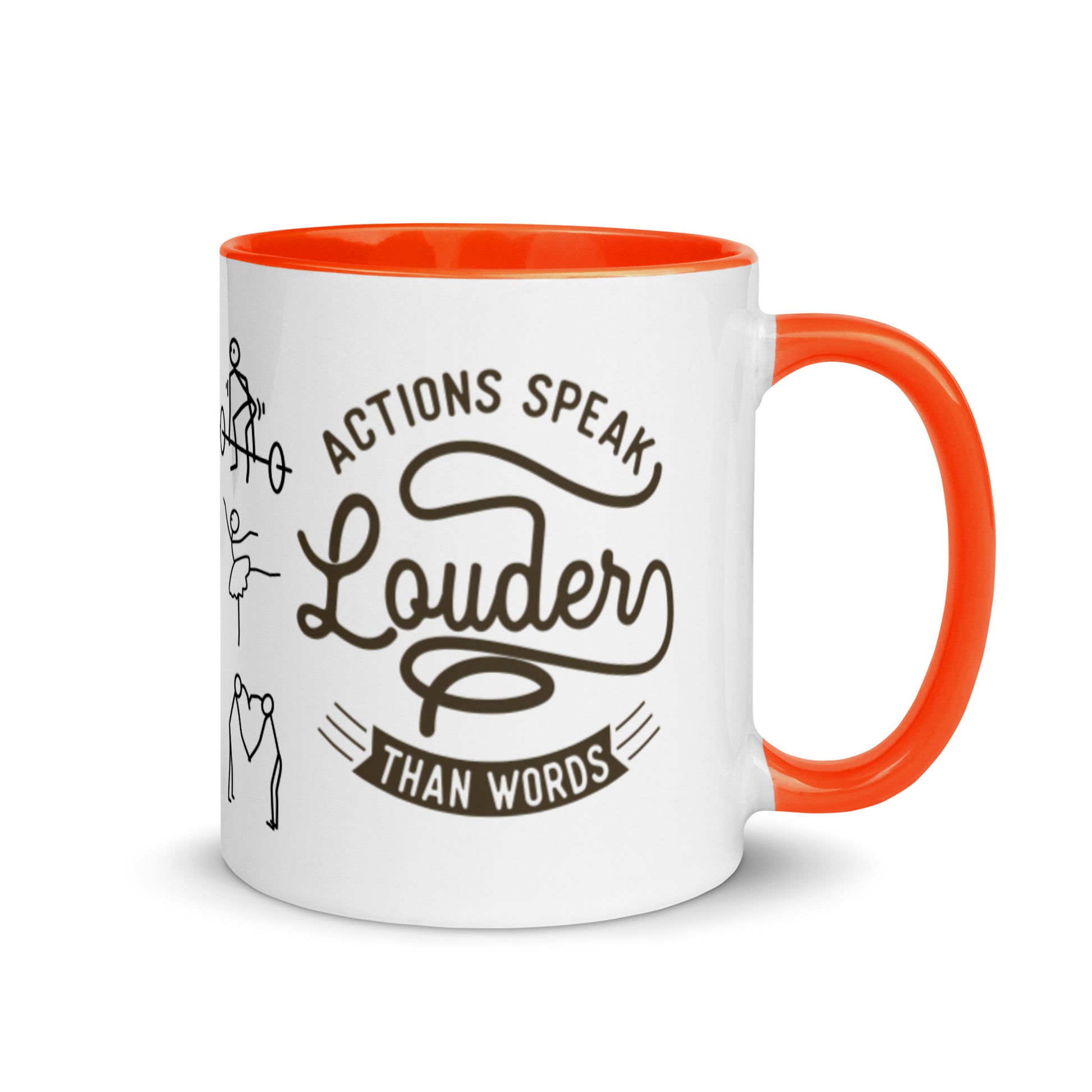 Mug Actions Speak Louder Than Words - Pixellly
