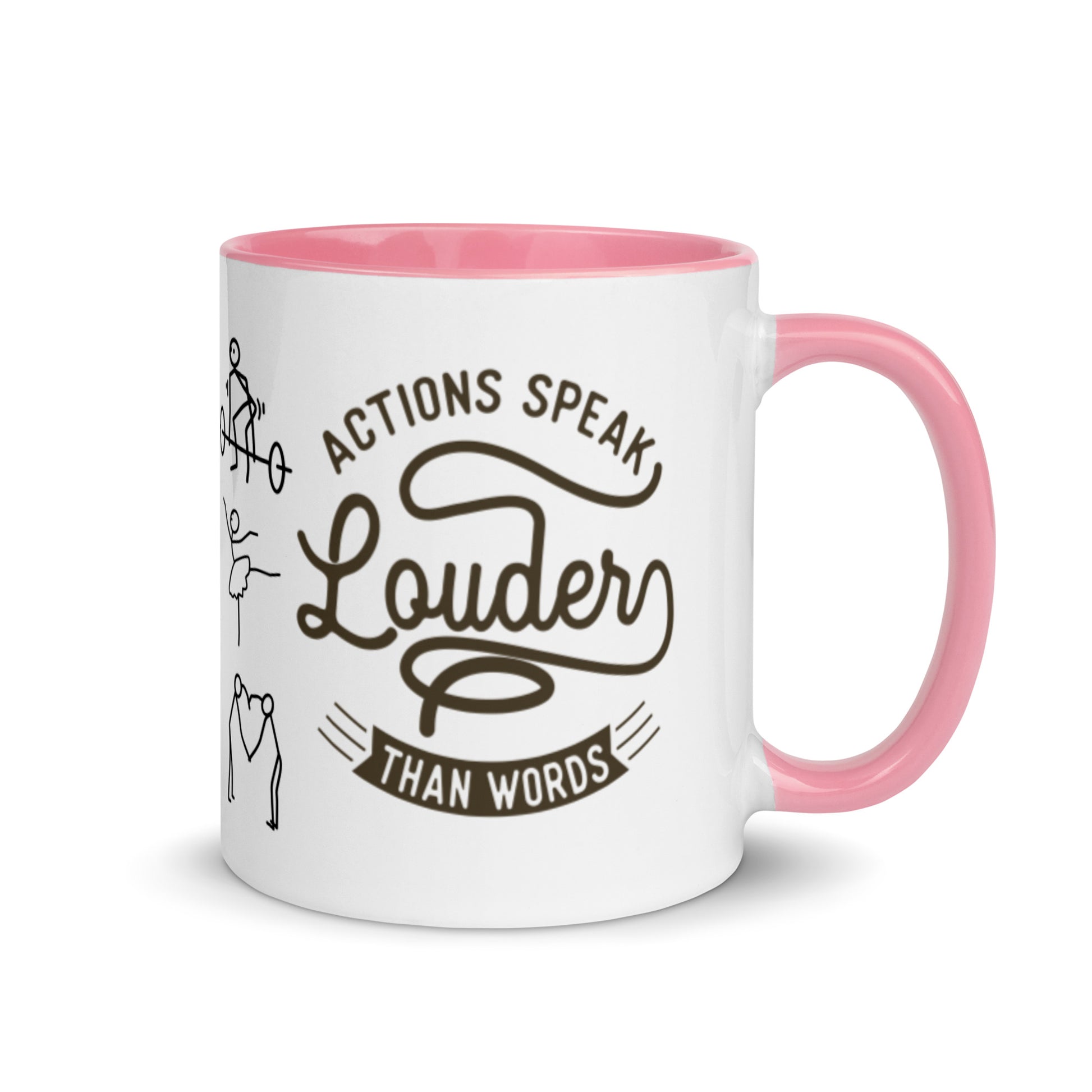 Mug Actions Speak Louder Than Words - Pixellly