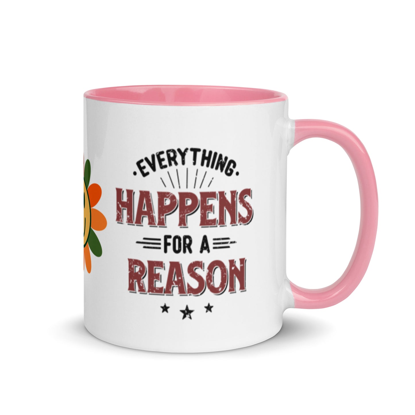 Mug Everything Happens For A Reason - Pixellly