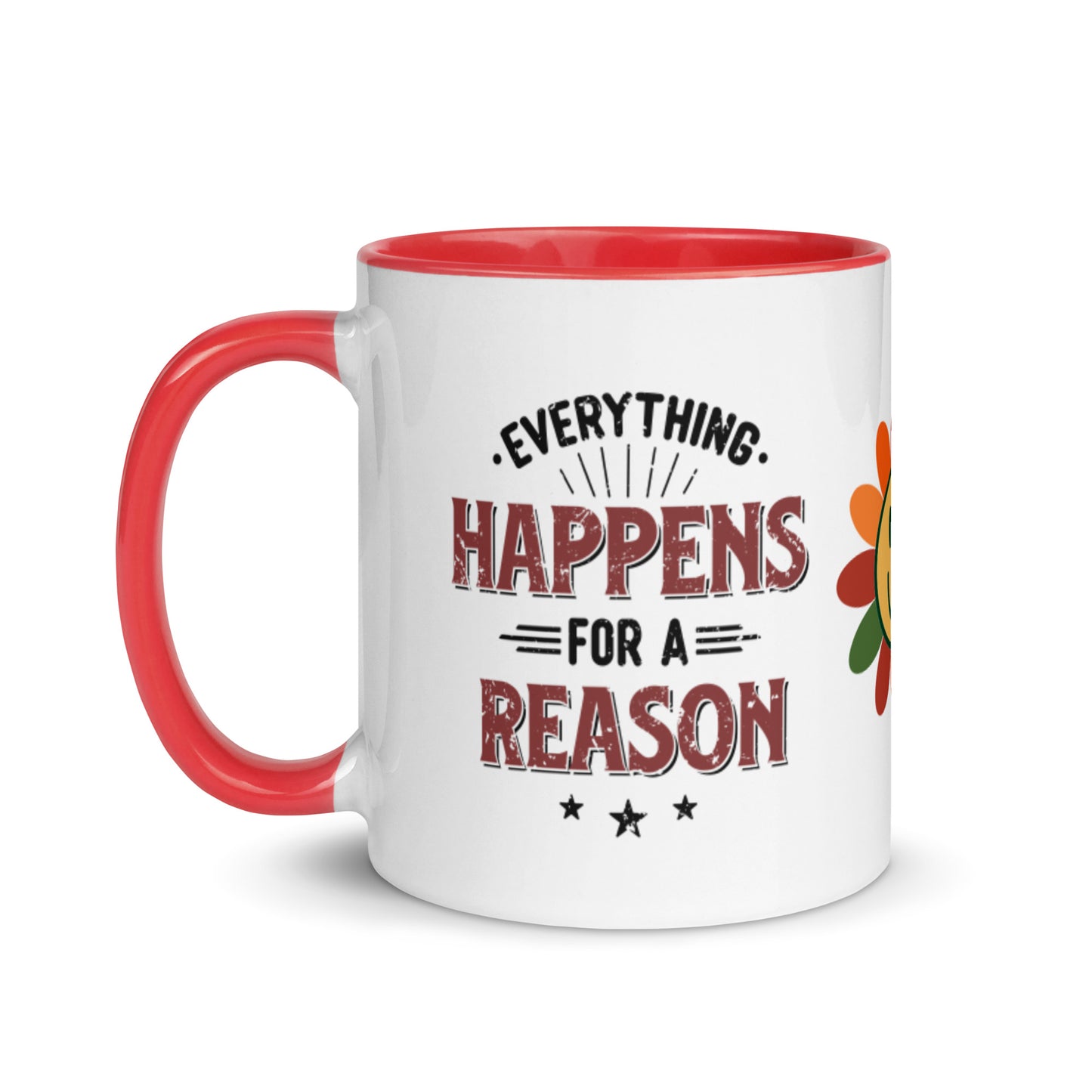 Mug Everything Happens For A Reason - Pixellly