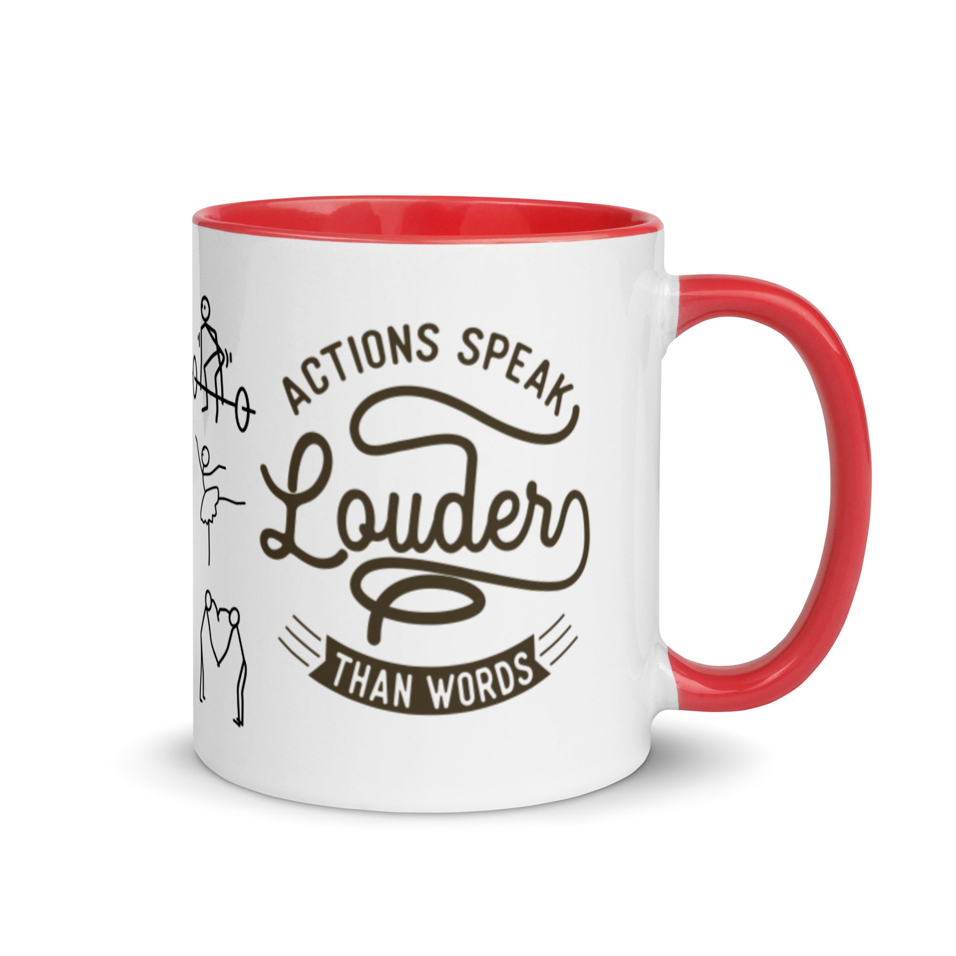 Mug Actions Speak Louder Than Words - Pixellly