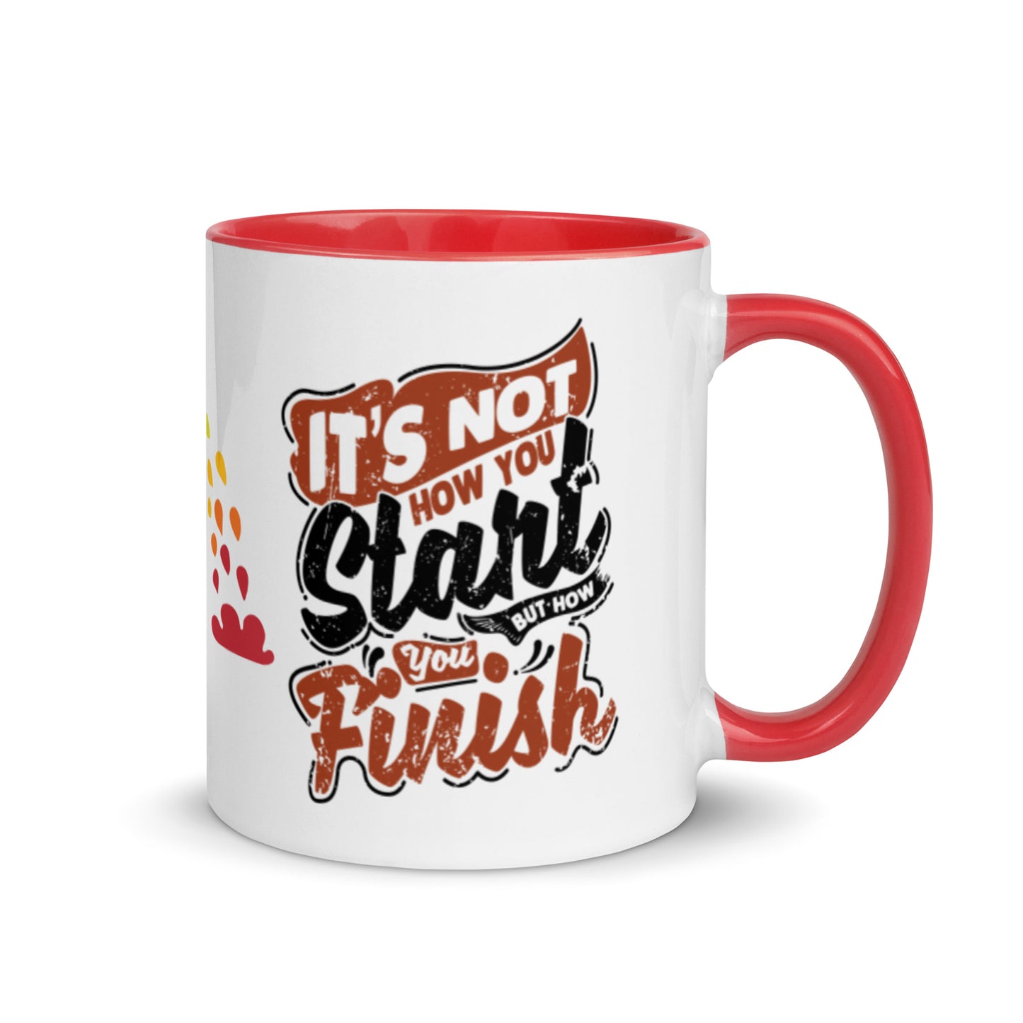 Mug Its Not How You Start But How You Finish - Pixellly