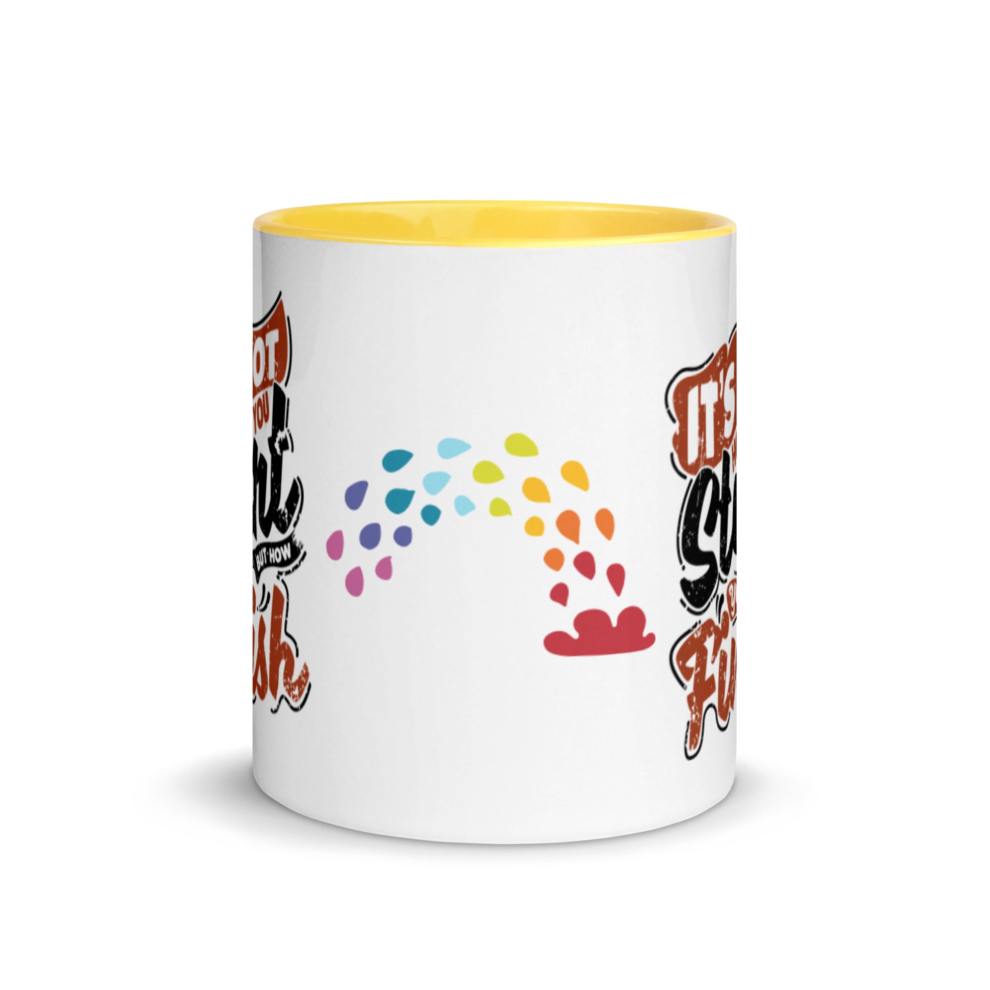 Mug Its Not How You Start But How You Finish - Pixellly