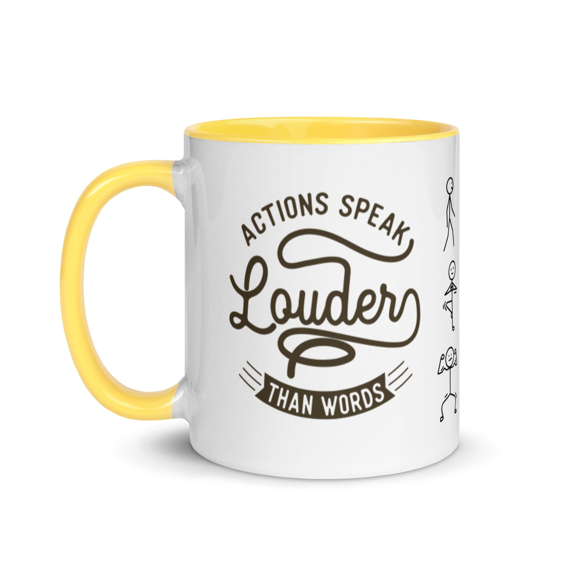 Mug Actions Speak Louder Than Words - Pixellly