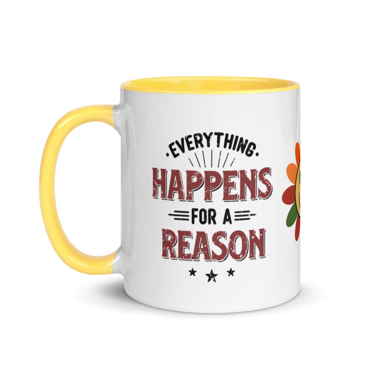 Mug Everything Happens For A Reason - Pixellly