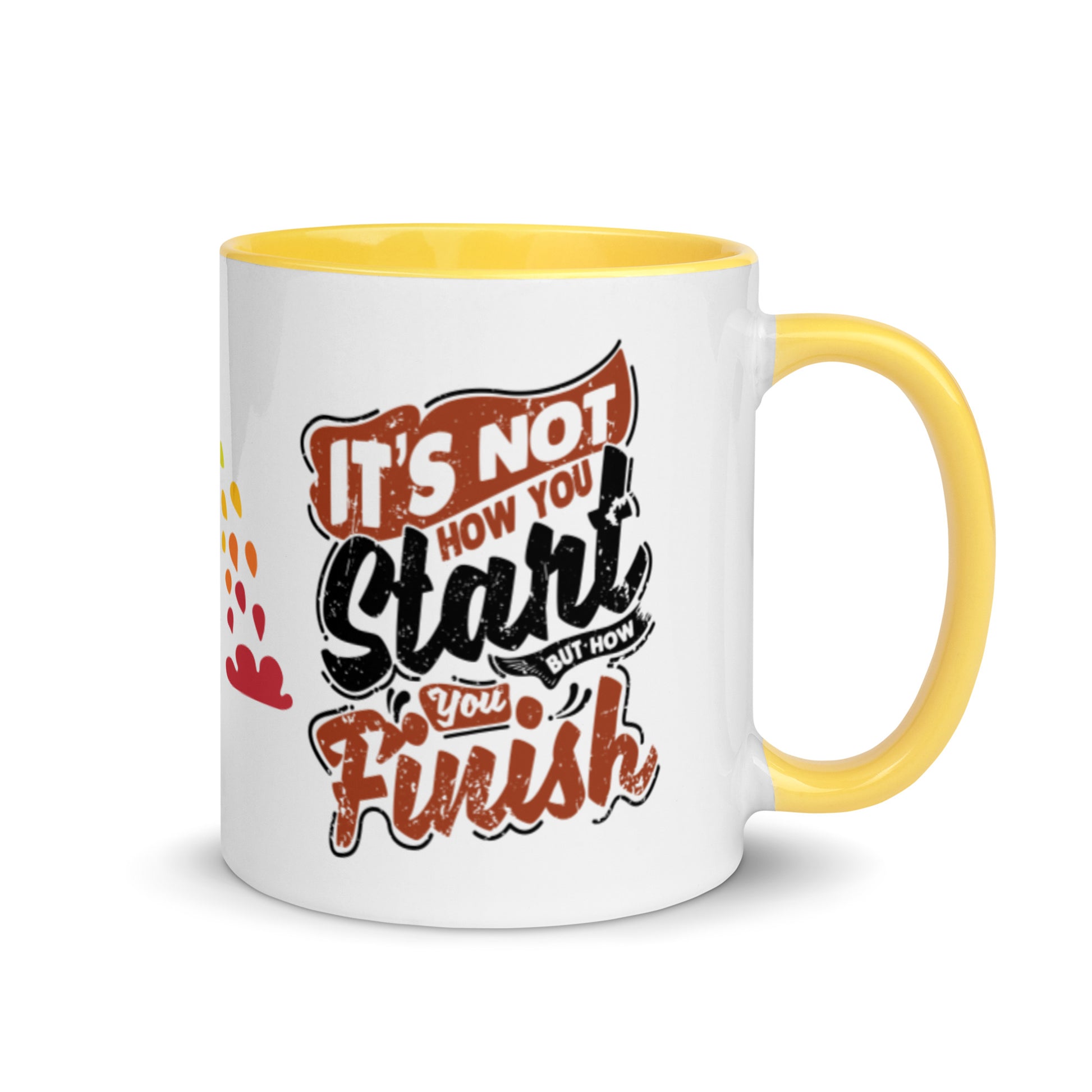 Mug Its Not How You Start But How You Finish - Pixellly