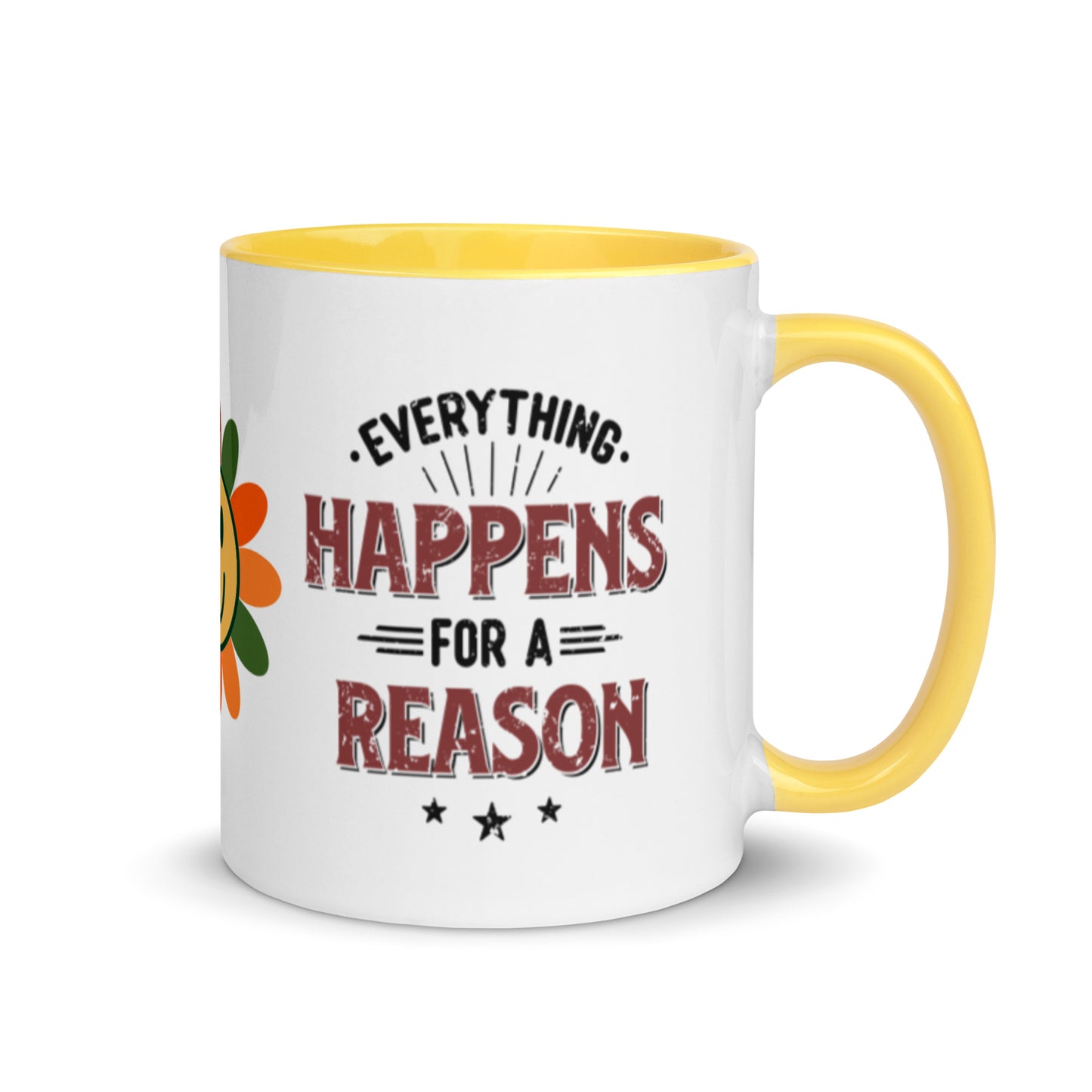 Mug Everything Happens For A Reason - Pixellly