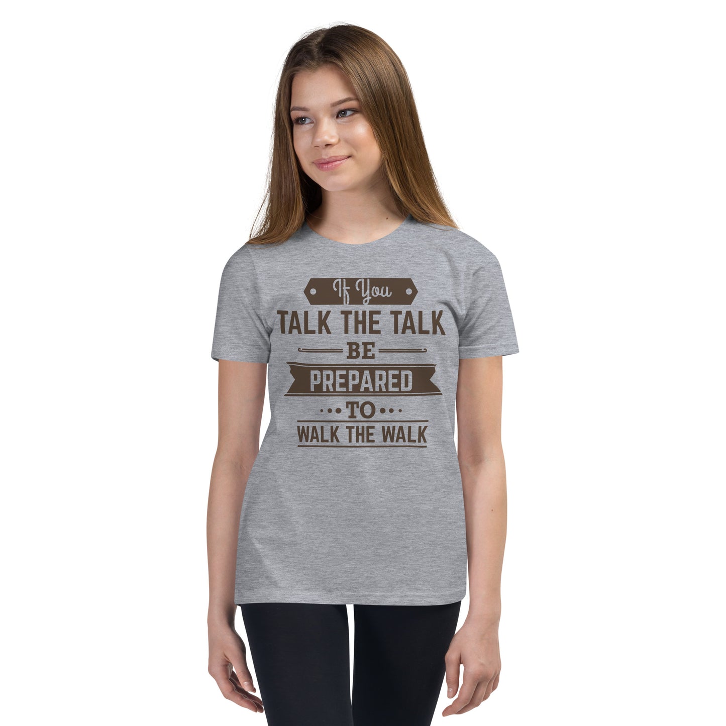 Girls Talk The Talk Short Sleeve T-Shirt - Pixellly
