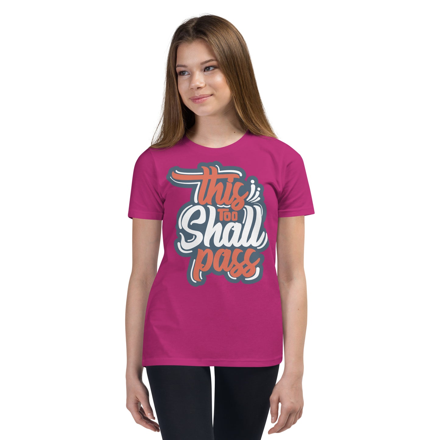 Girls This Too Shall Pass Short Sleeve T-Shirt - Pixellly