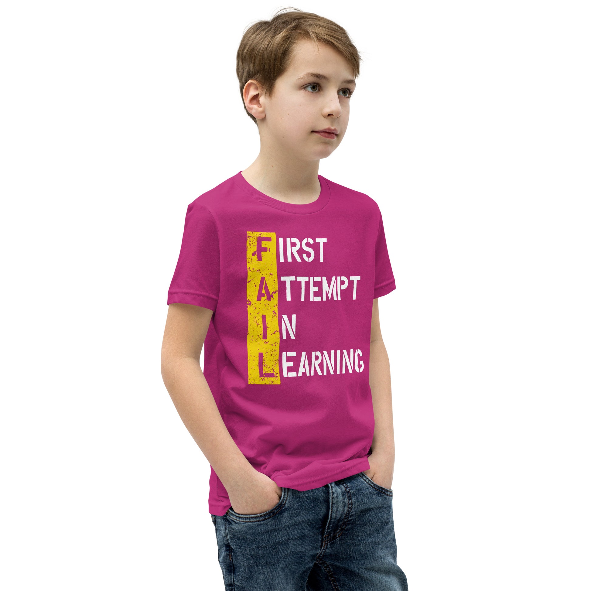 Boys FAIL Short Sleeve T-Shirt - Pixellly