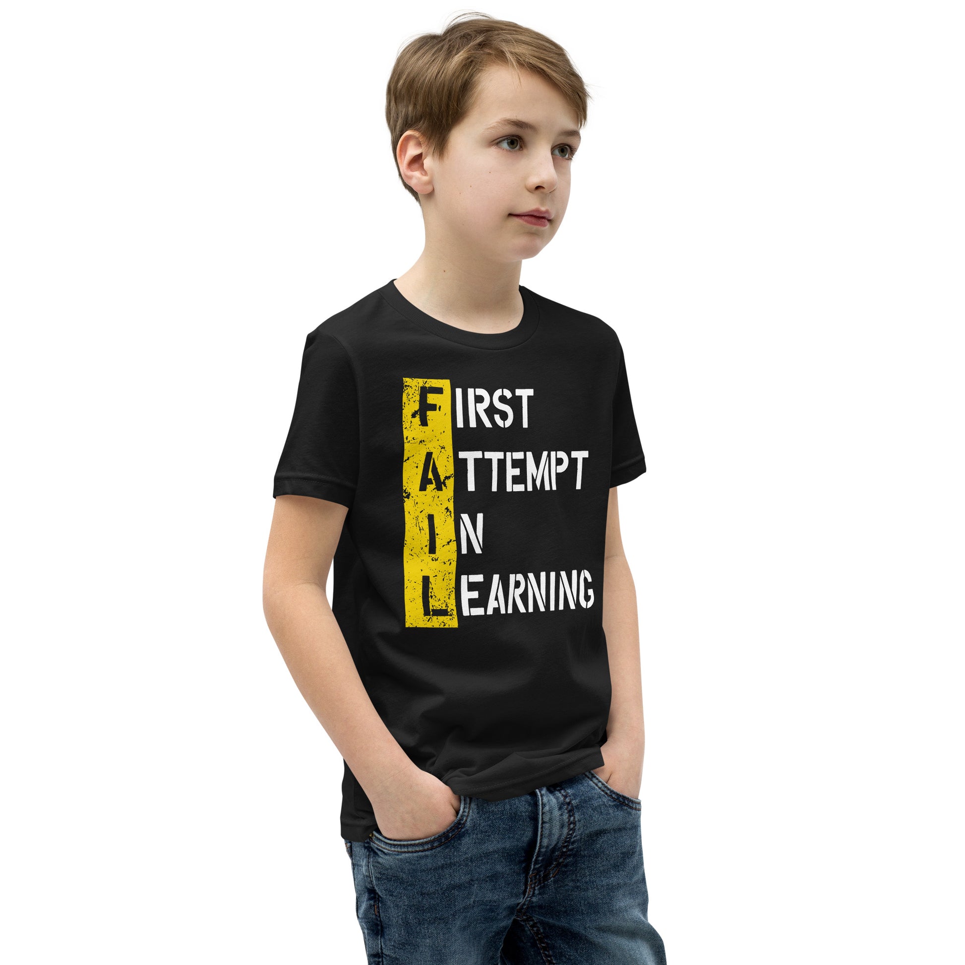 Boys FAIL Short Sleeve T-Shirt - Pixellly
