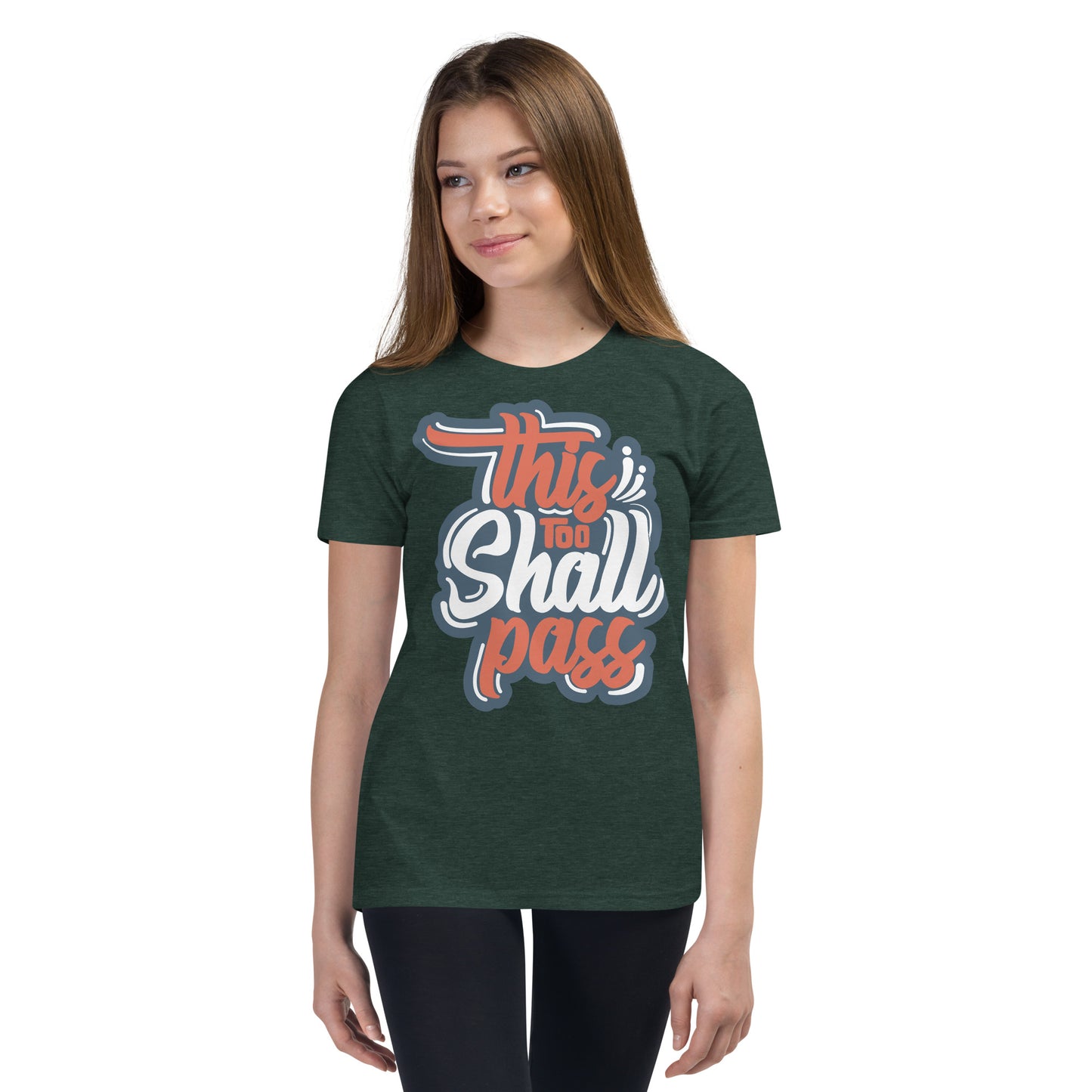 Girls This Too Shall Pass Short Sleeve T-Shirt - Pixellly