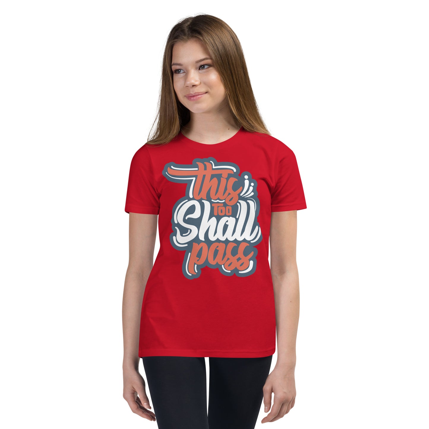 Girls This Too Shall Pass Short Sleeve T-Shirt - Pixellly