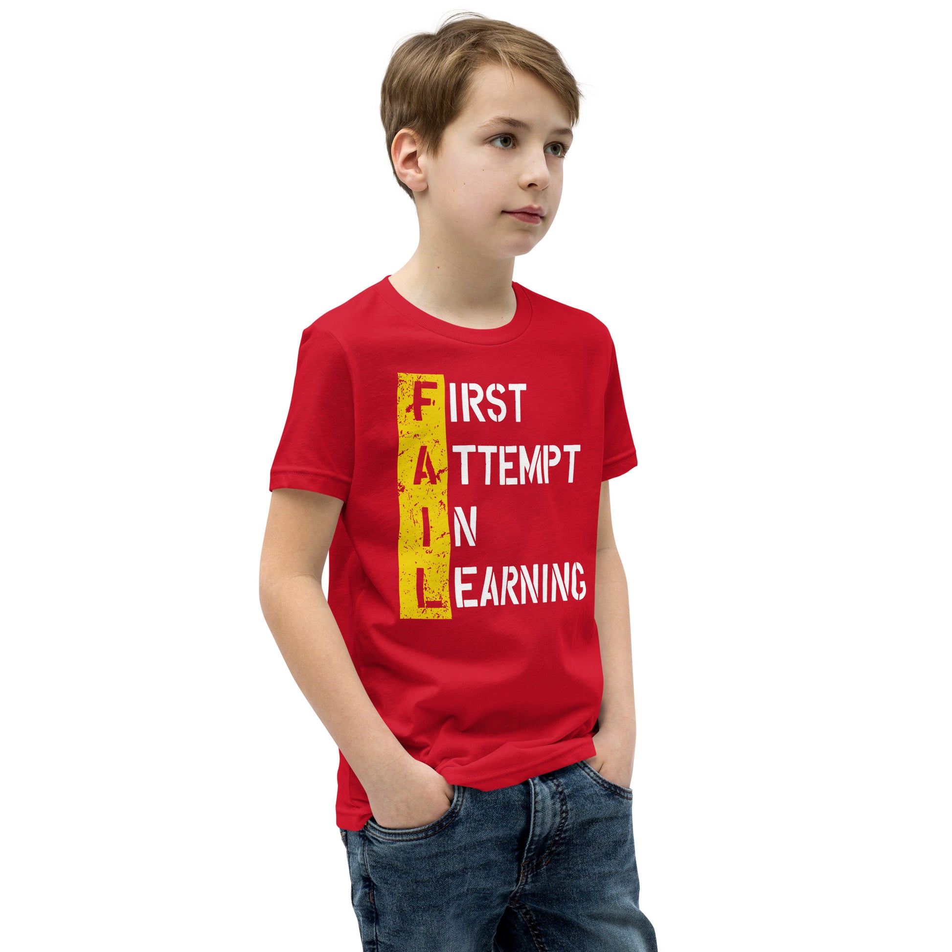 Boys FAIL Short Sleeve T-Shirt - Pixellly