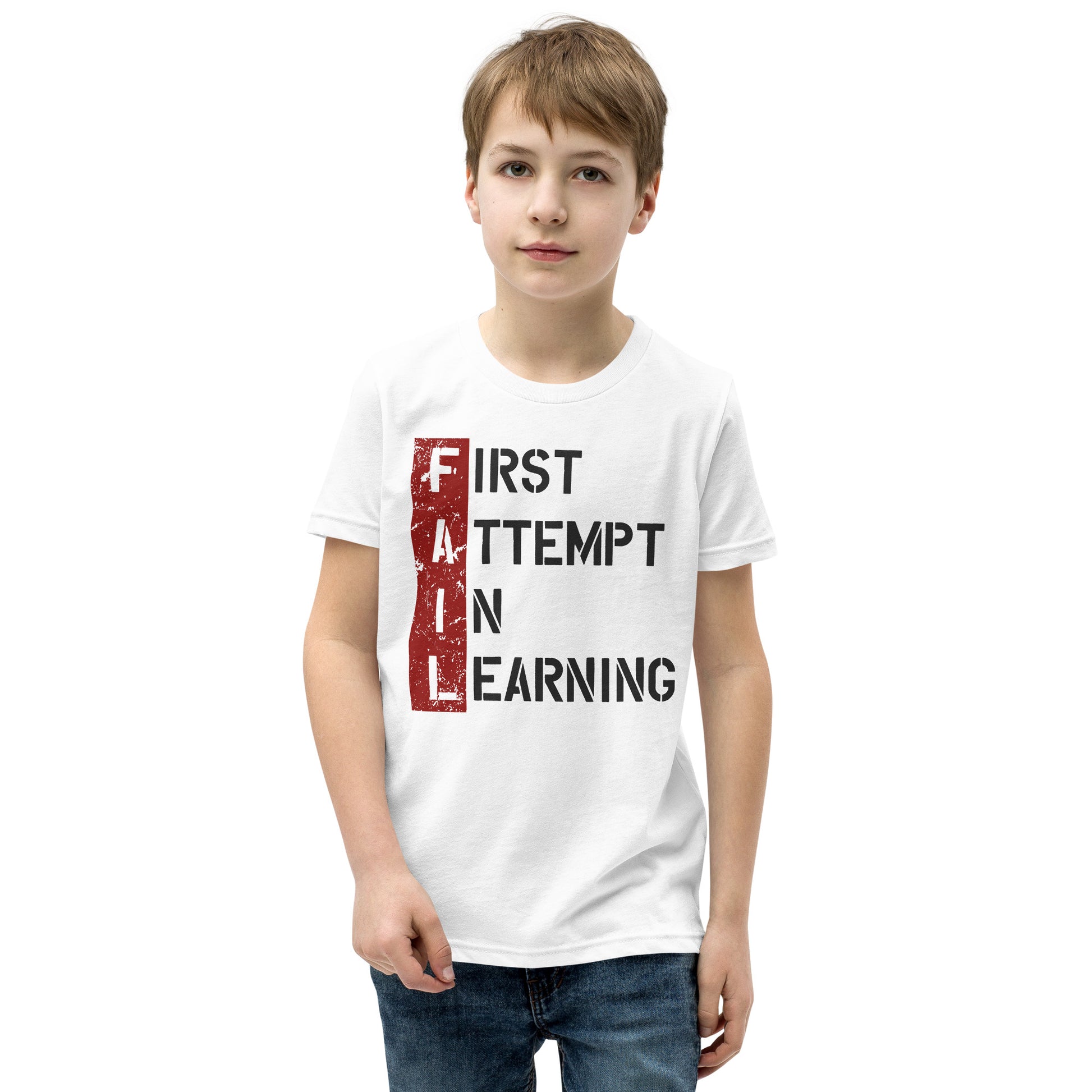 Boys FAIL Short Sleeve T-Shirt - Pixellly