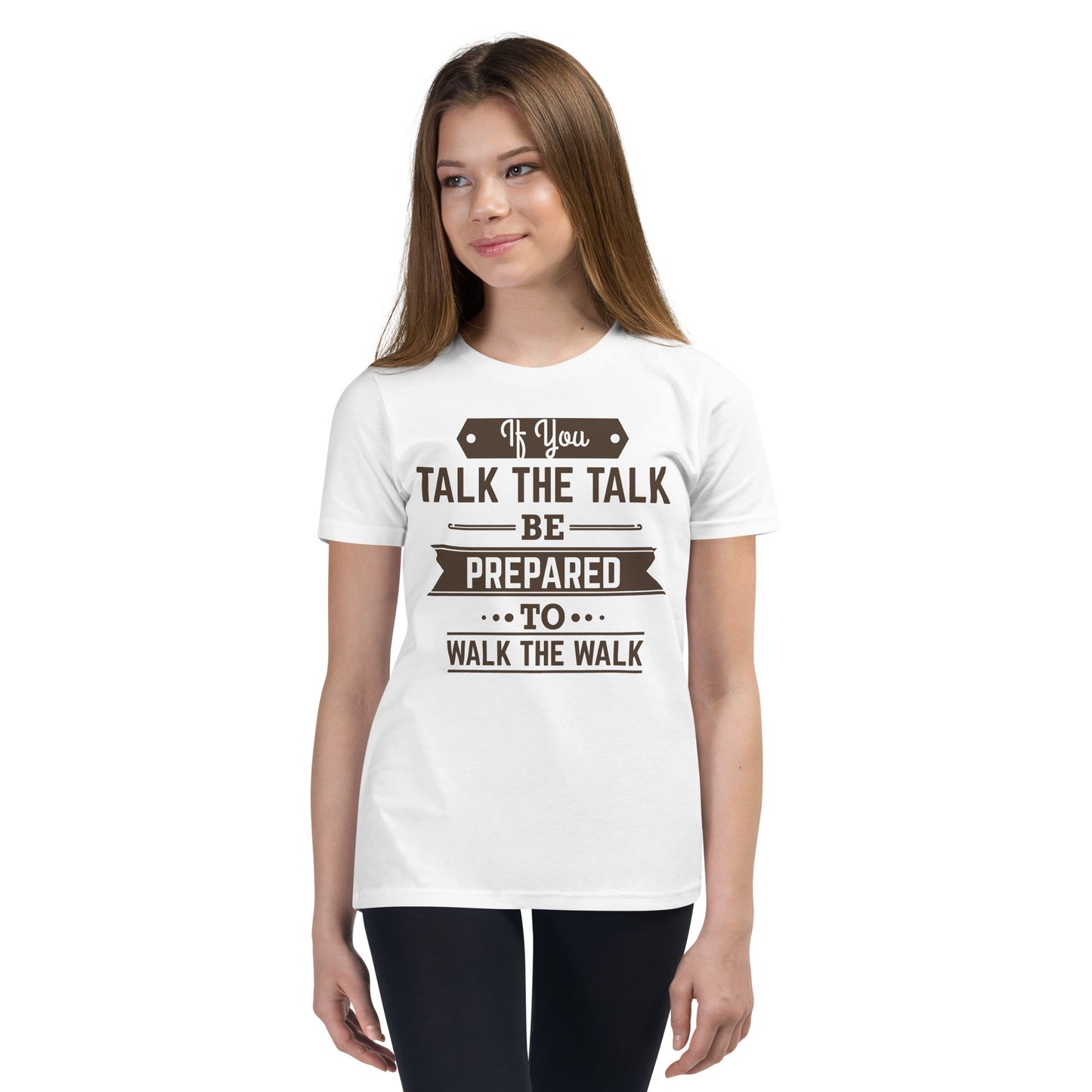 Girls Talk The Talk Short Sleeve T-Shirt - Pixellly