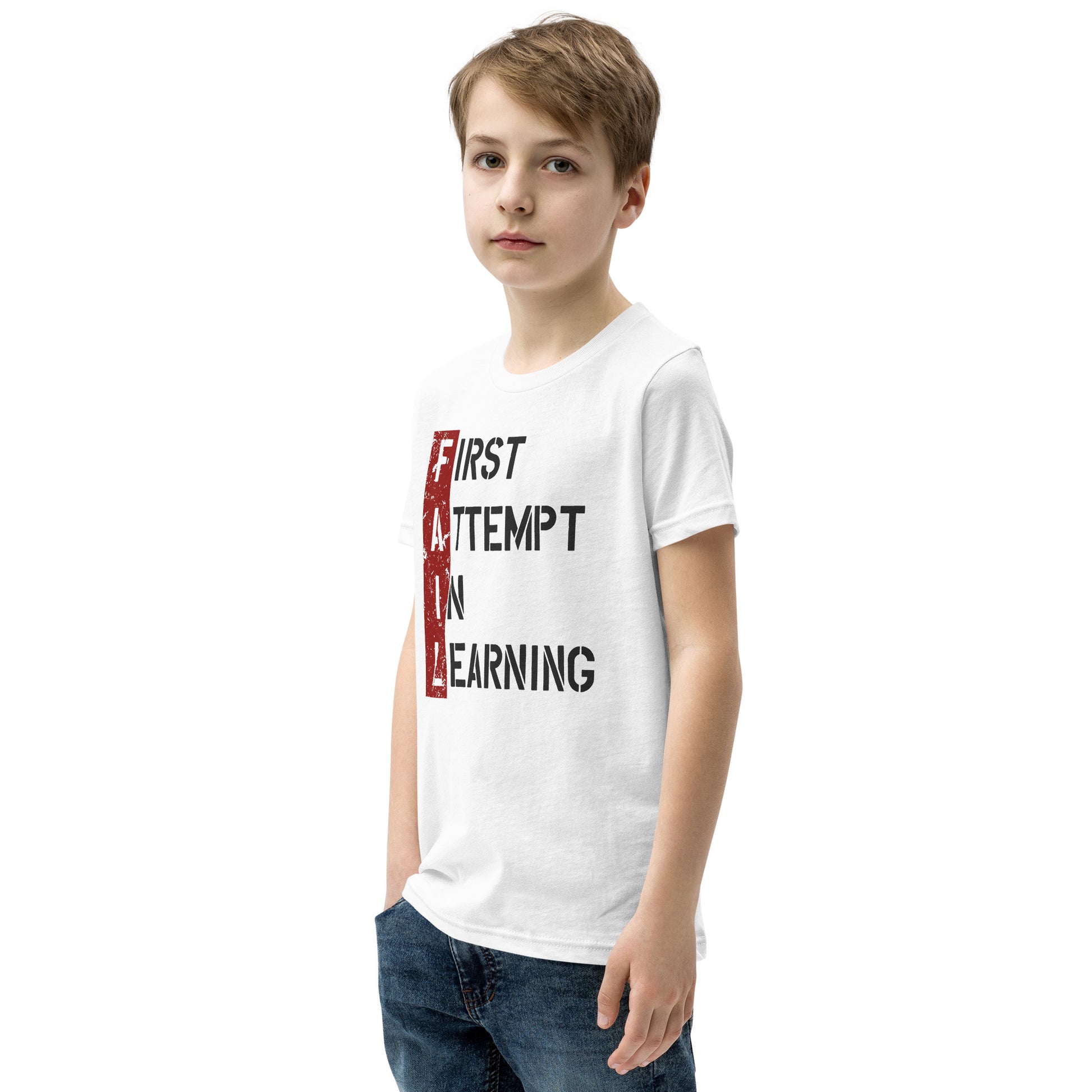 Boys FAIL Short Sleeve T-Shirt - Pixellly