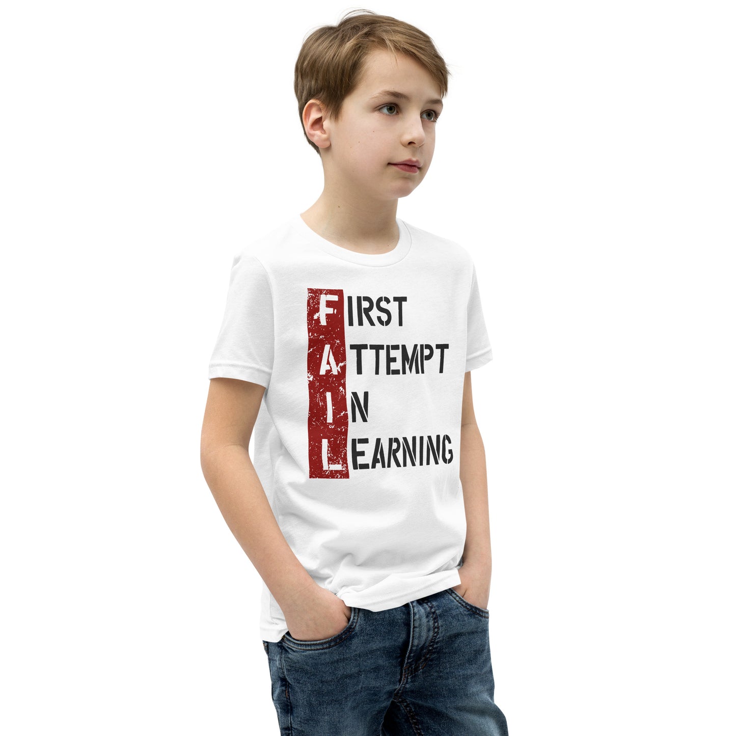 Boys FAIL Short Sleeve T-Shirt - Pixellly