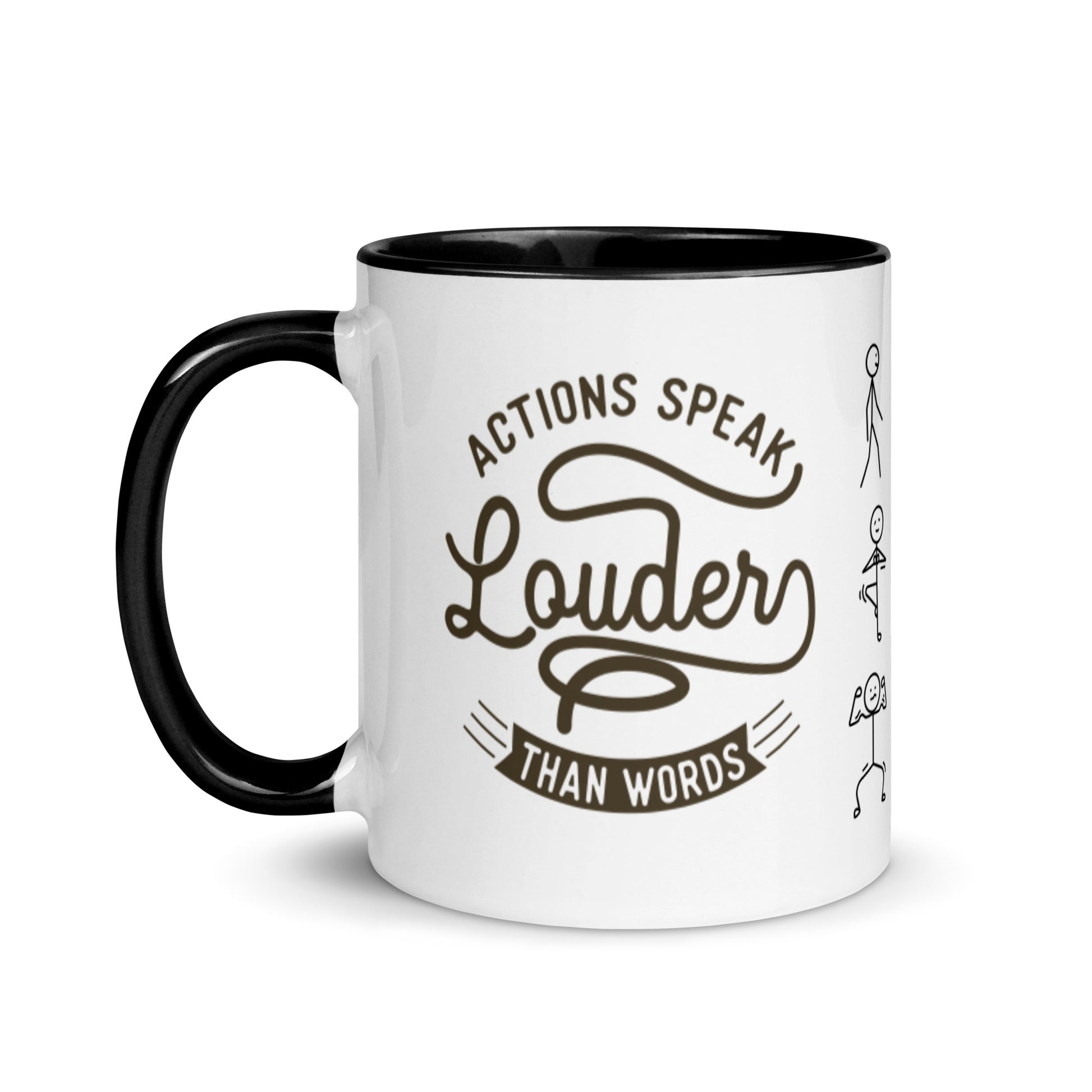 Mug Actions Speak Louder Than Words - Pixellly 