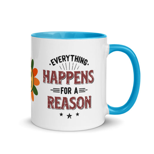 Mug Everything Happens For A Reason - Pixellly 