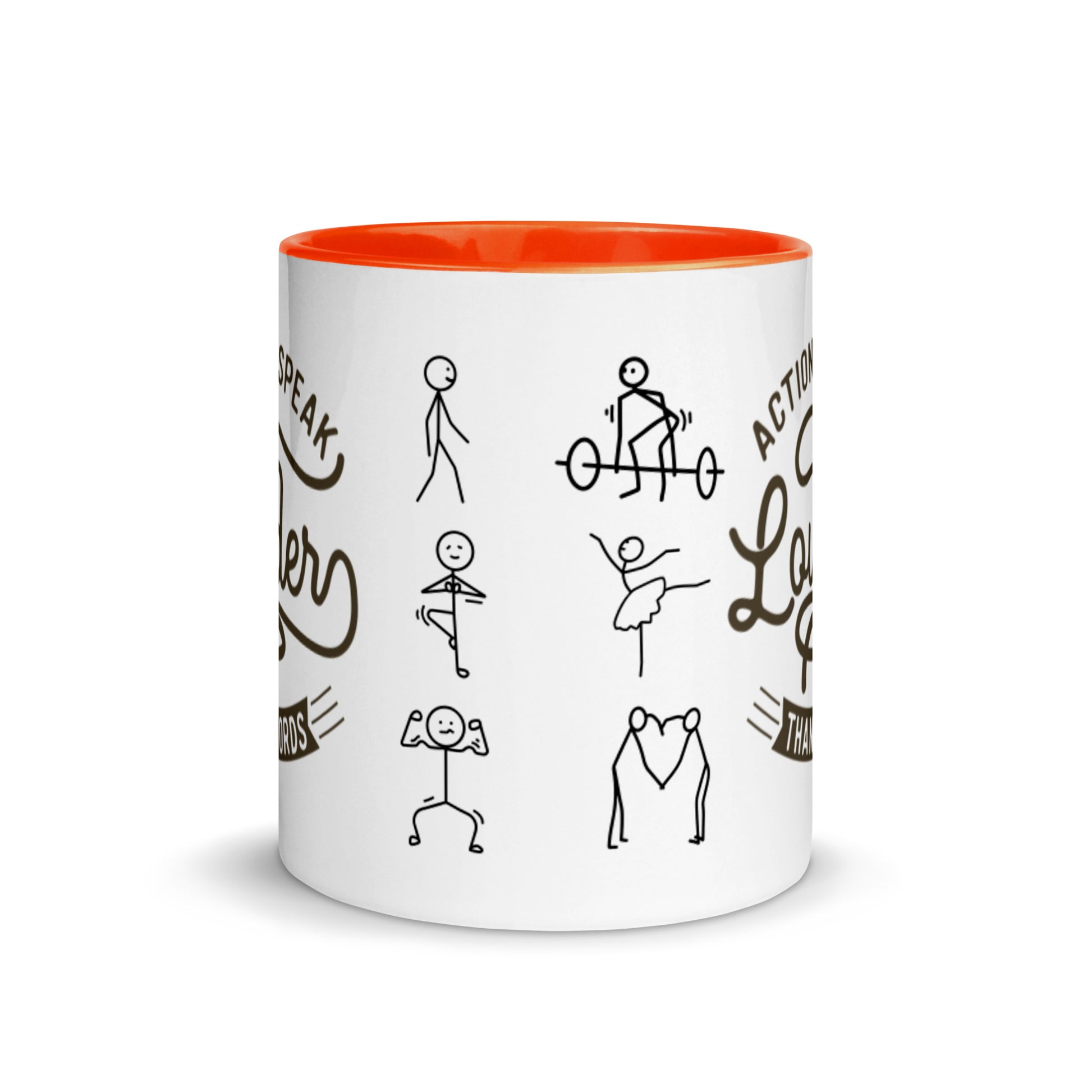 Mug Actions Speak Louder Than Words - Pixellly 