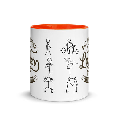 Mug Actions Speak Louder Than Words - Pixellly 