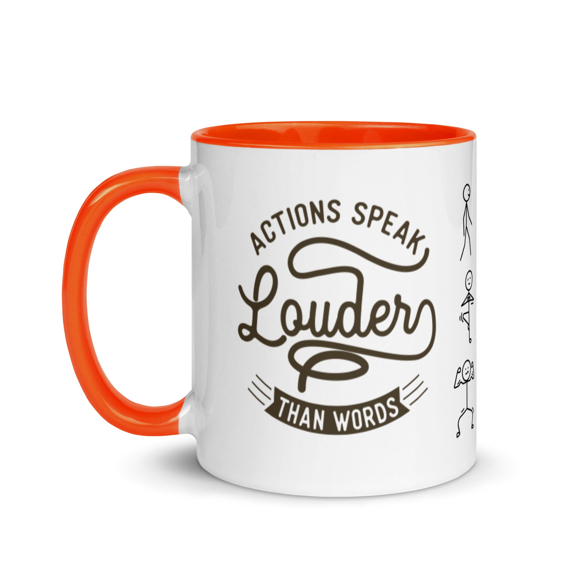 Mug Actions Speak Louder Than Words - Pixellly 